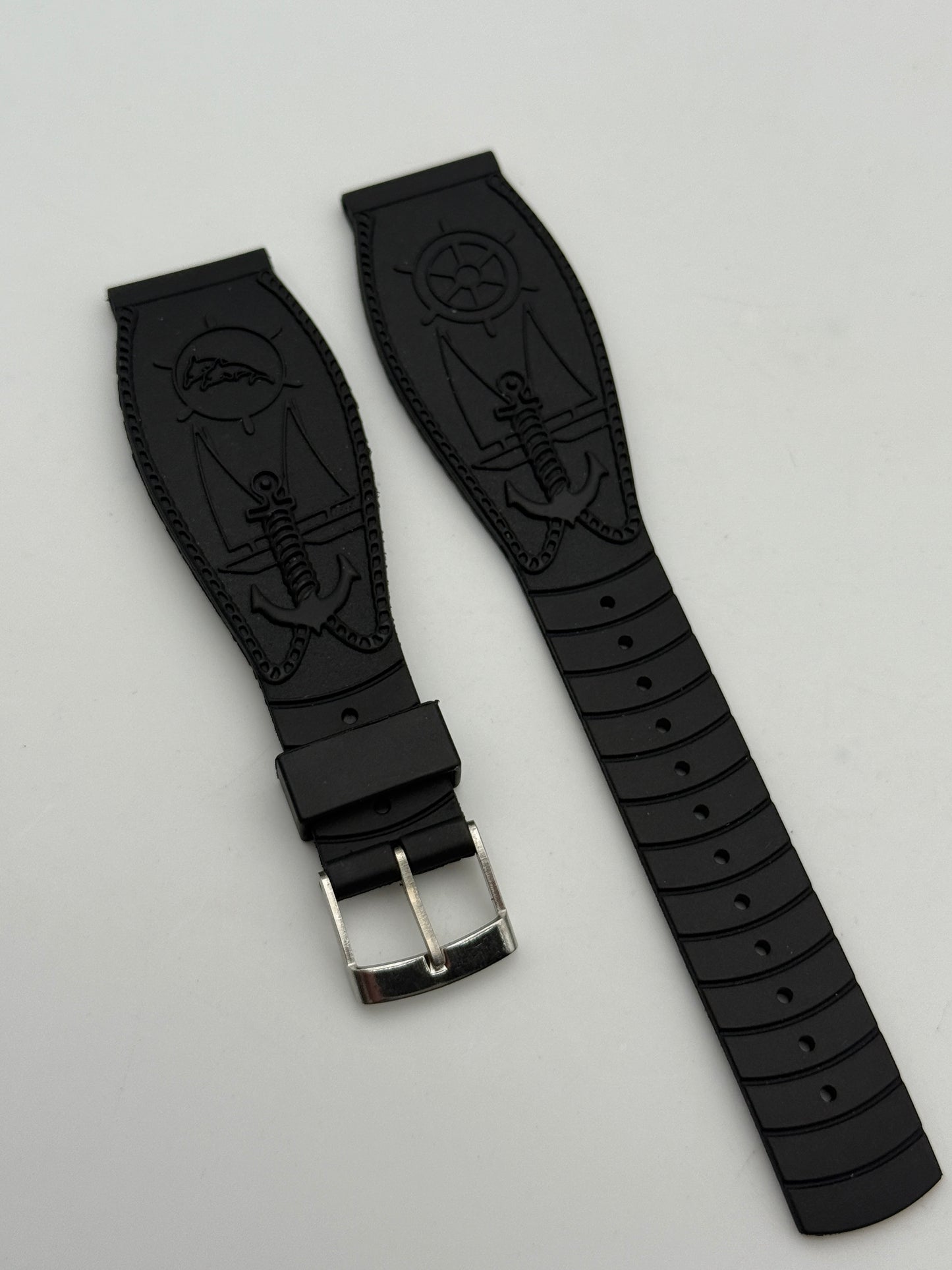 tropic 20mm sub diver cinturino strap vintage