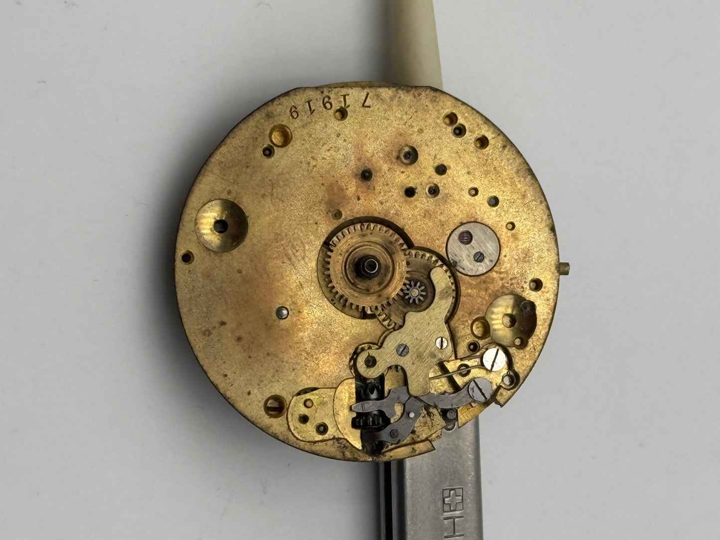 universal genevè watch martel chrono 33,5mm movement movimento