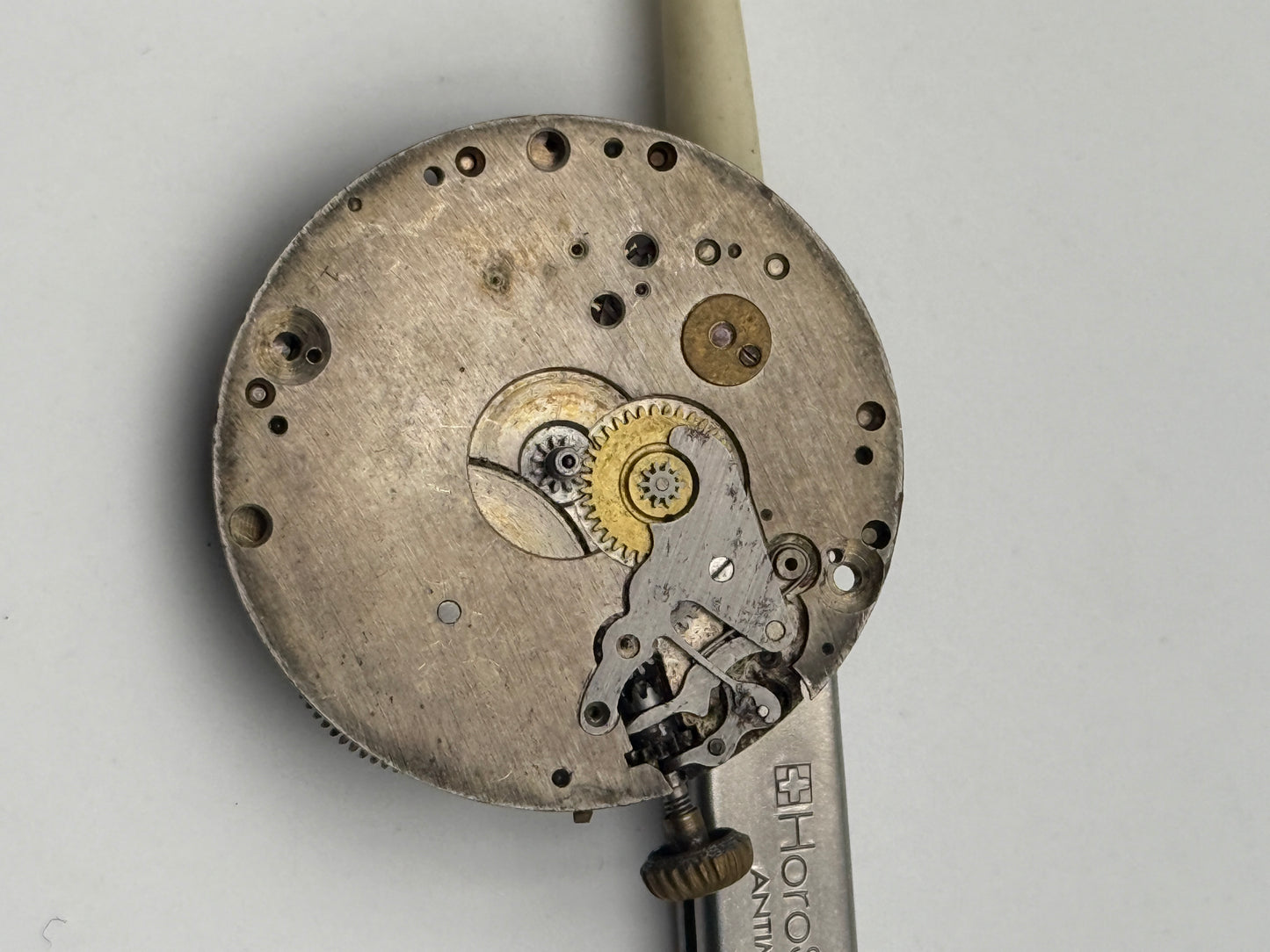 landeron chrono old movement movimento 34.8mm