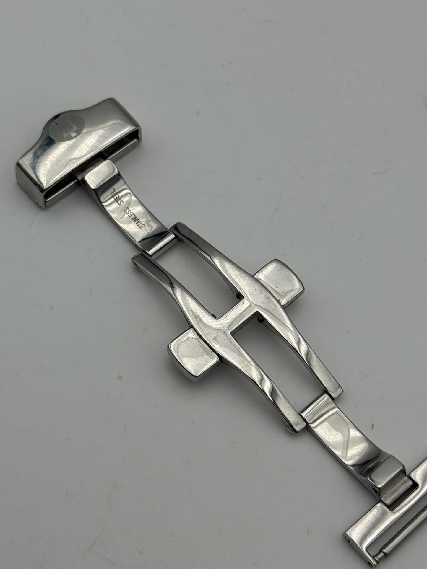 bulova deployante 20mm fibbia buckle swiss made