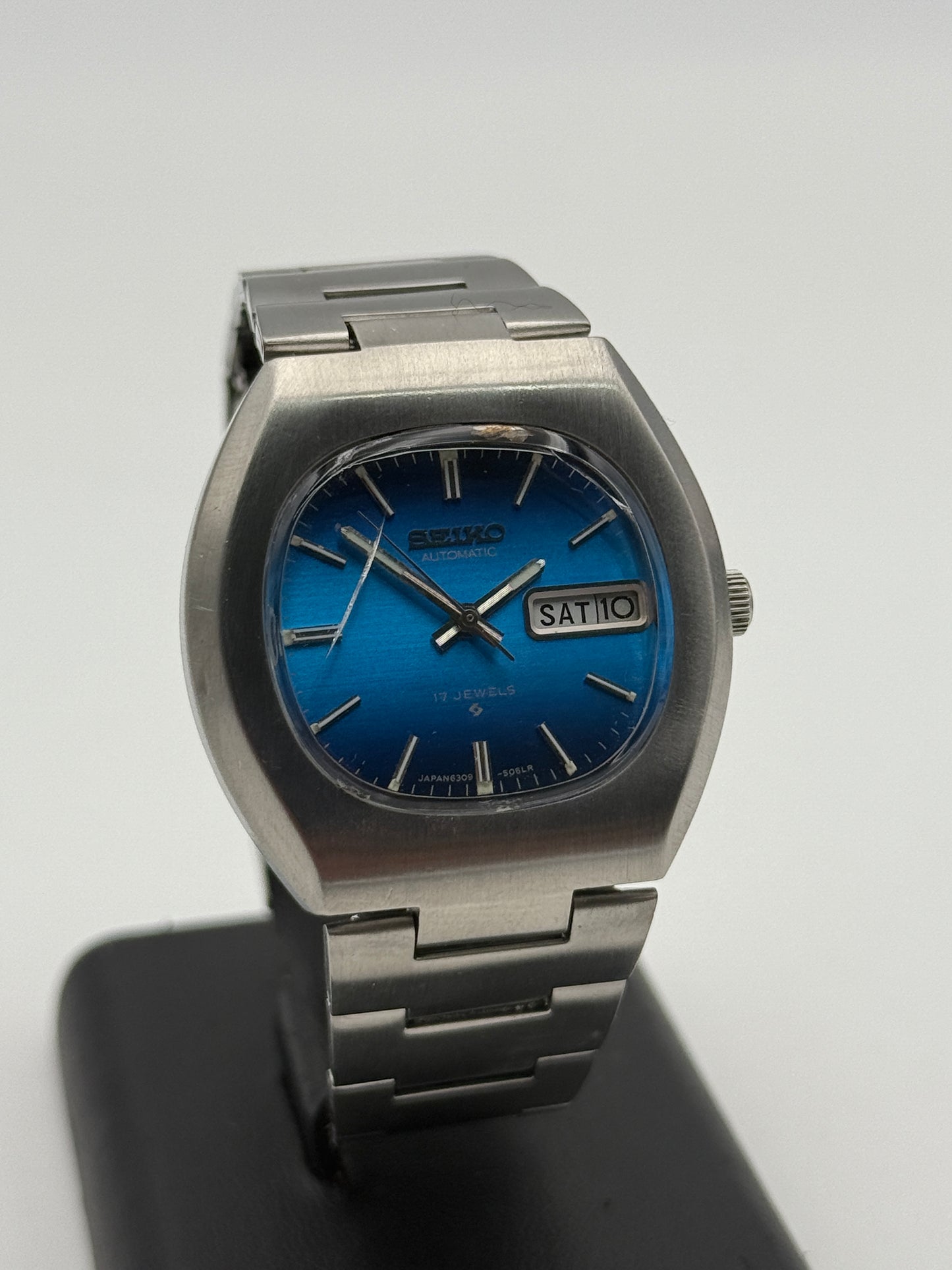 seiko automatic 17 jewels 6309-5060 36mm vintage watch