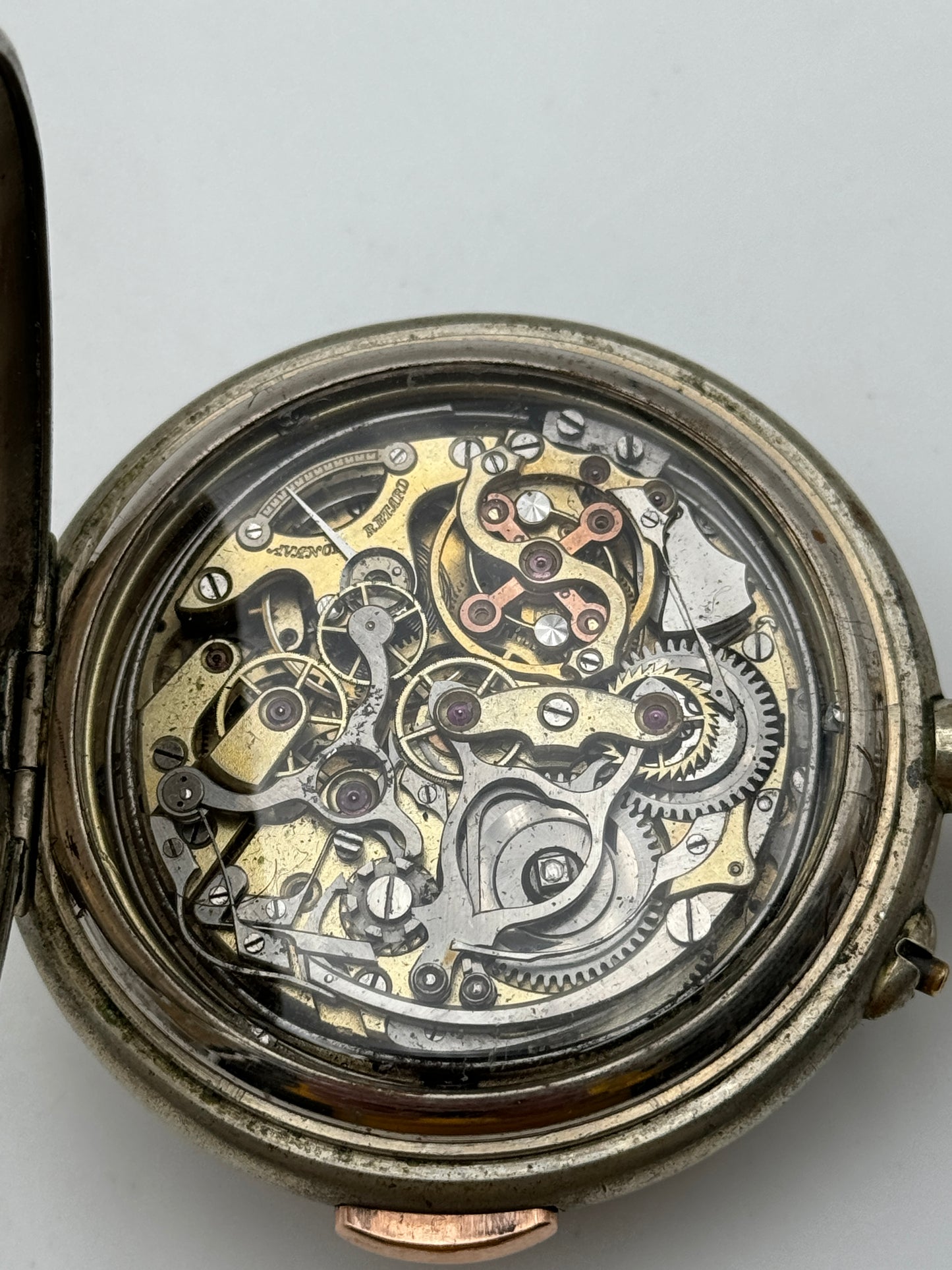Berthoud da tasca cronografo con ripetizione minuti minute repeater chrono pocket watch