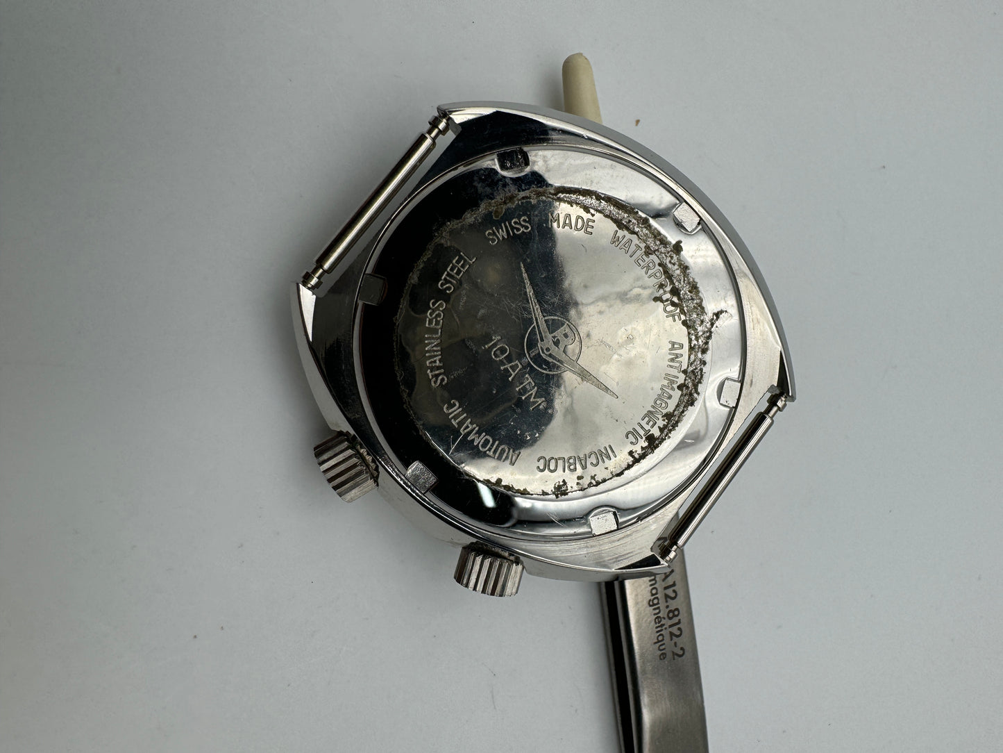Diver doppia corona cassa 40.5mm swiss made NOS