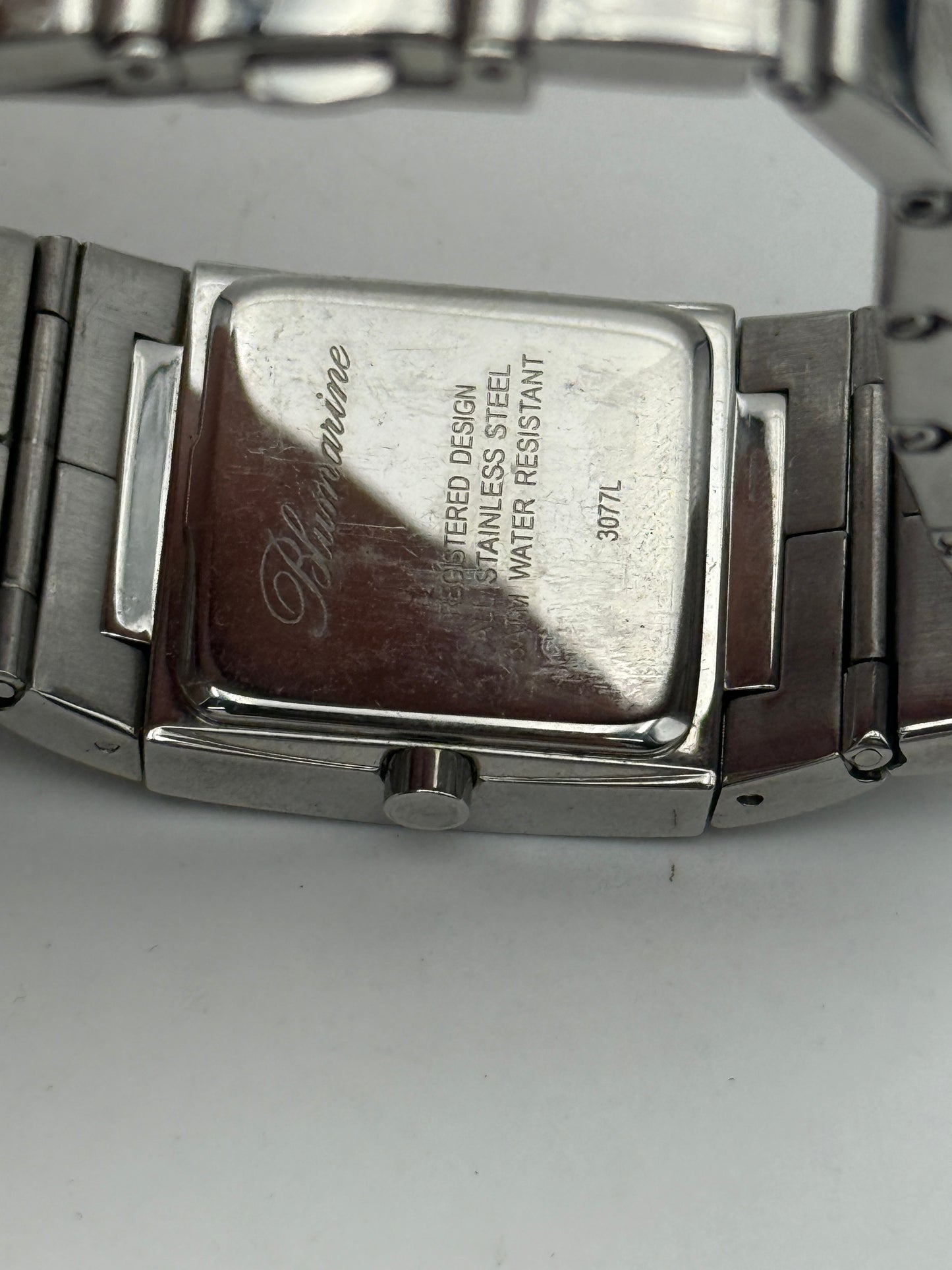 bluemarine watch ref. 3077l 27mm steel al quarzo