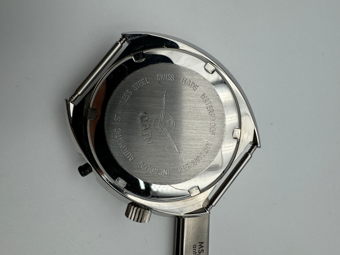Diver doppia corona cassa 40.5mm swiss made NOS