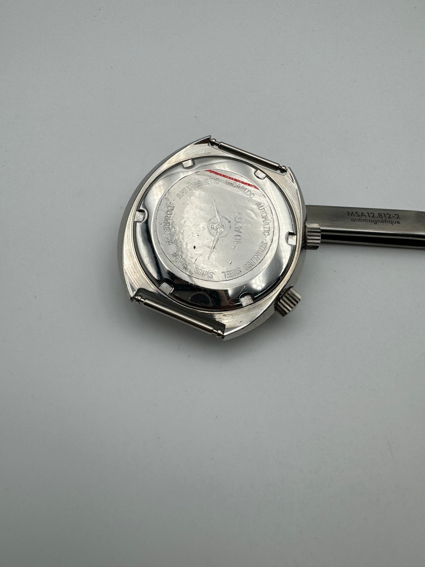 Diver doppia corona cassa 40.5mm swiss made NOS