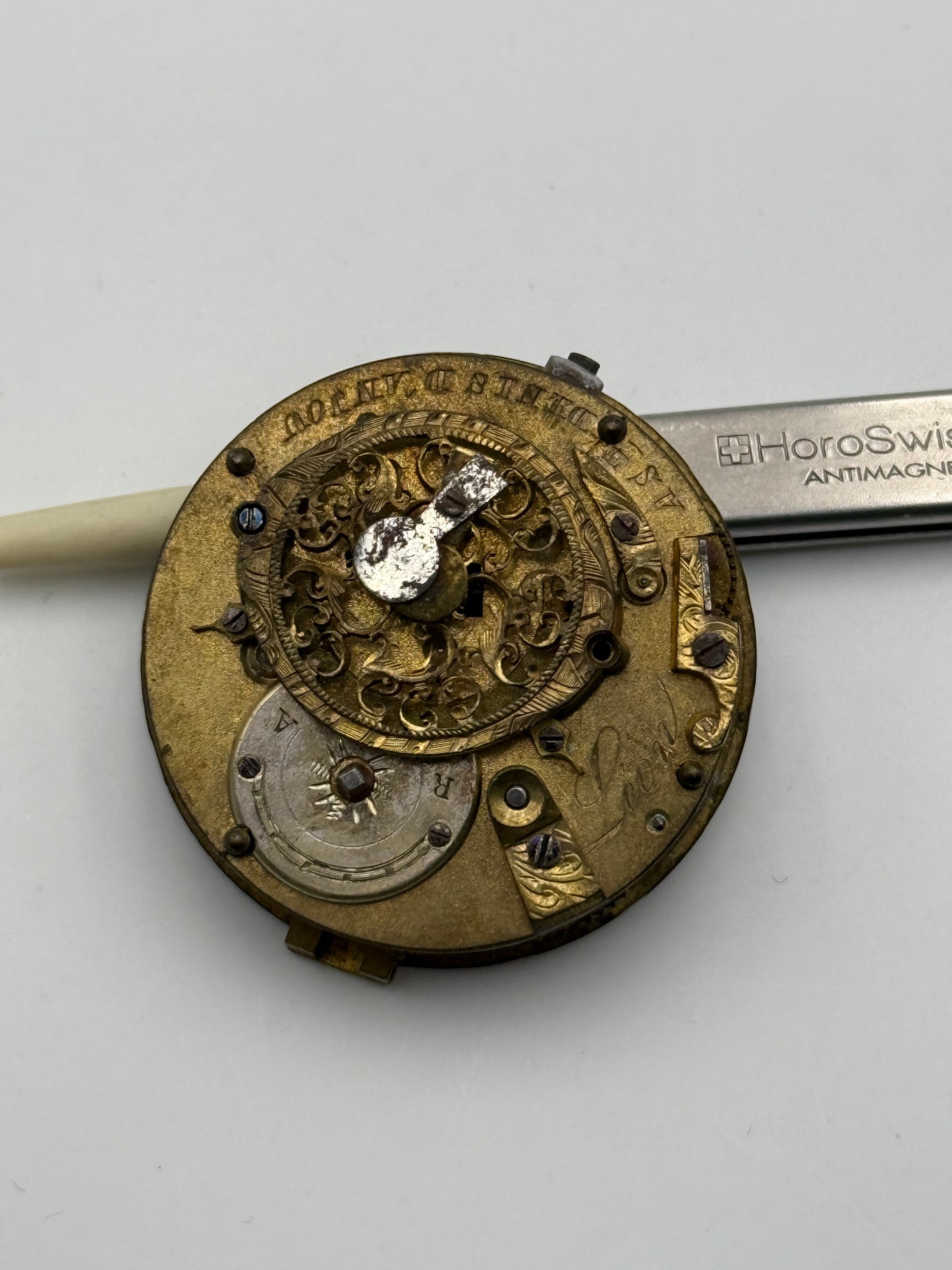 leon asedenls d'anjou 38mm serpentine chain watch pocket watch movement moviment