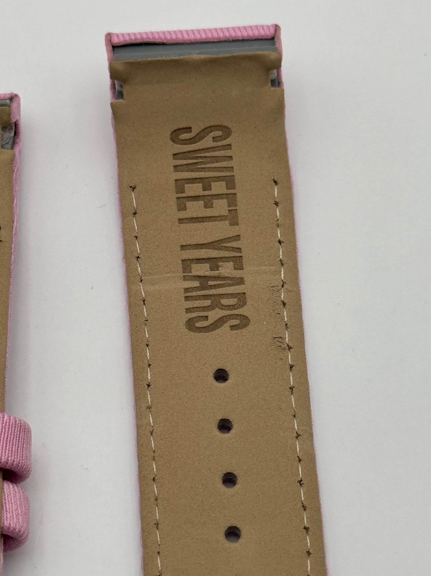 sweet years cinturino strap rosa bianco 23-22mm
