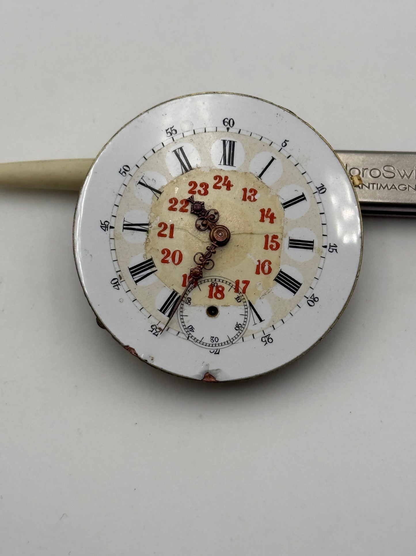 pocket watch cylinder movement movimento 41mm