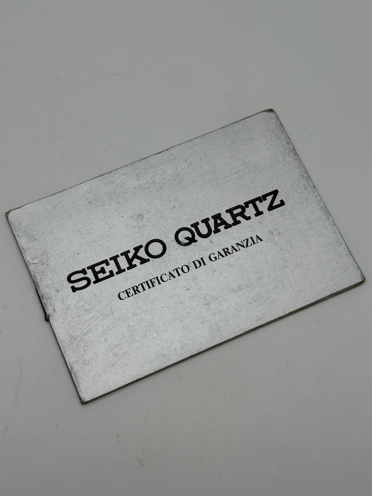 seiko quartz garanzia vintage japan warranty guarantee