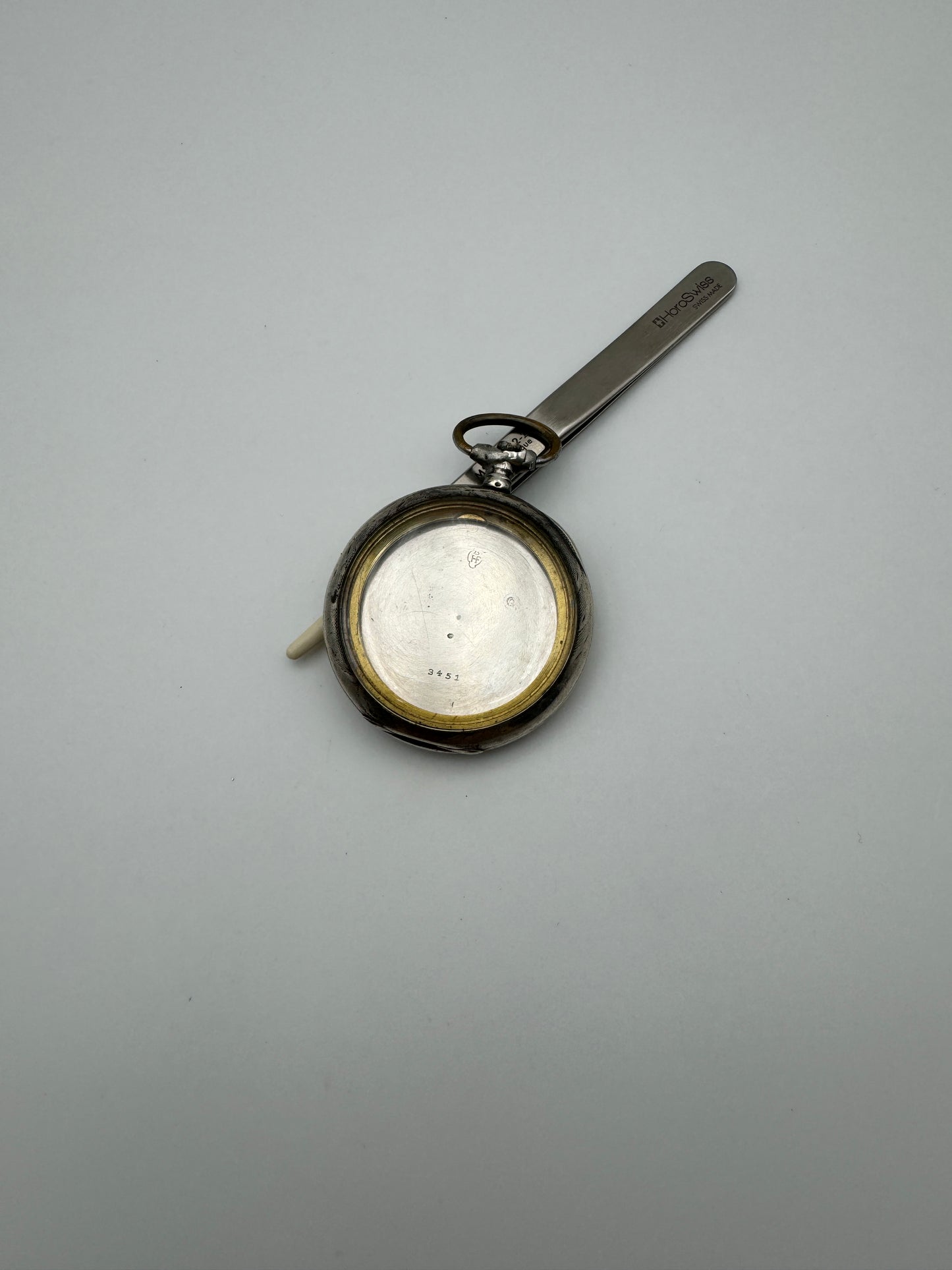 Hf pocket watch case cassa 50mm interno 40mm