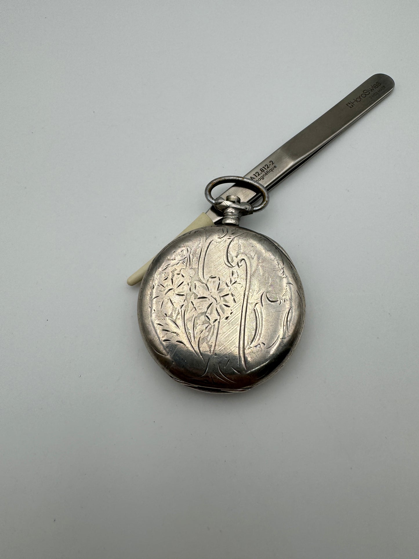 Hf pocket watch case cassa 50mm interno 40mm