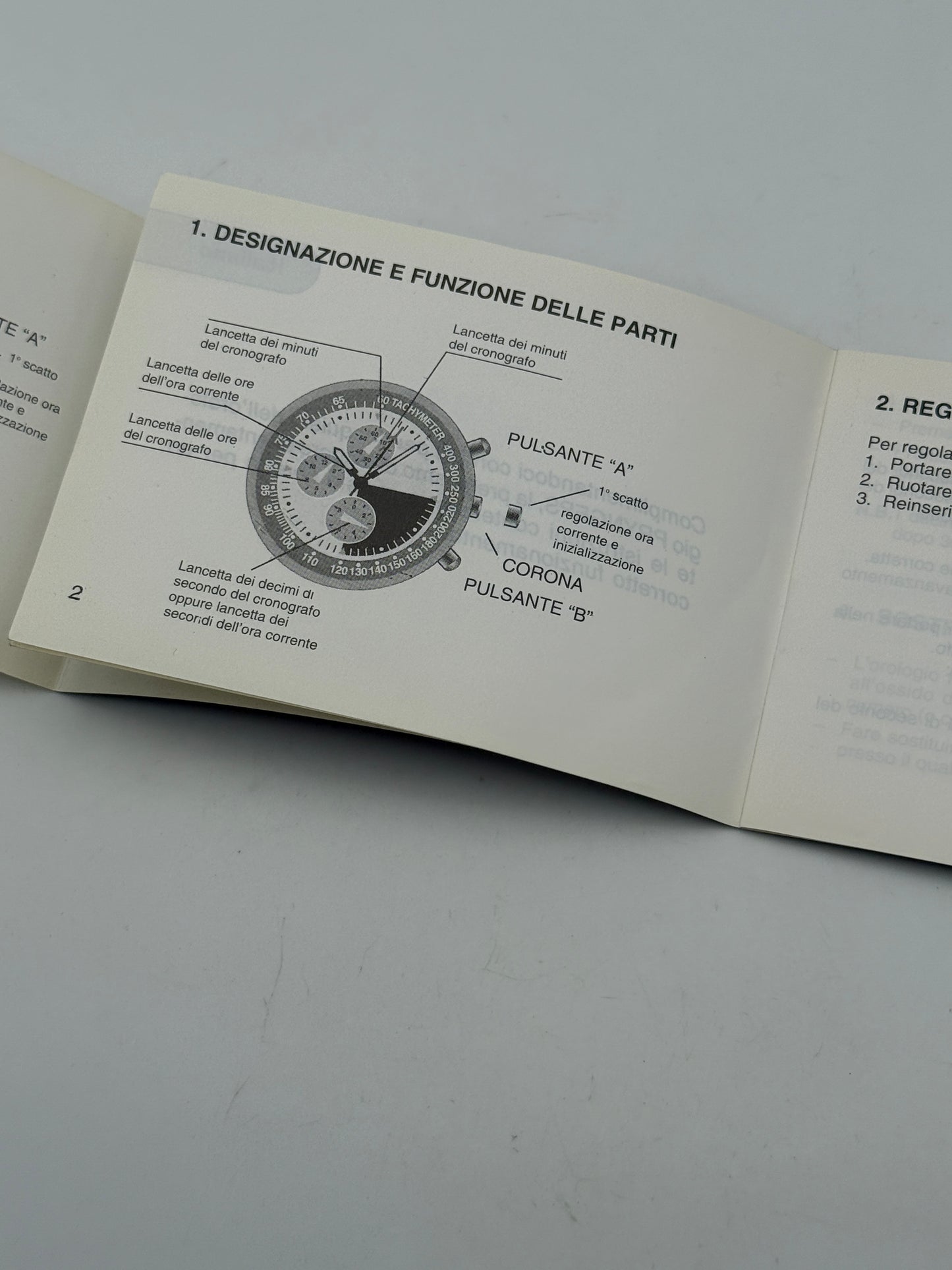 pryngeps cr792 libretto booklet warranty guarantee garanzia vintage