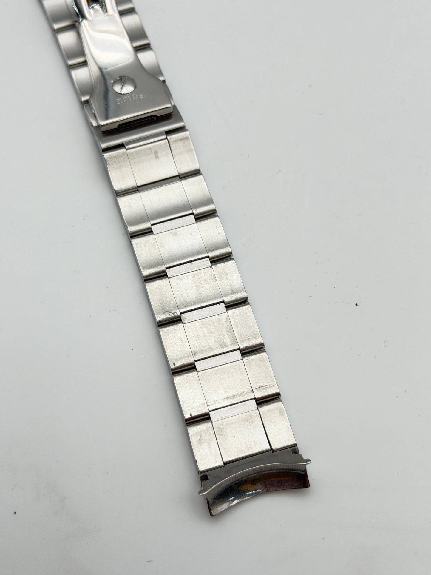eberhard 41116 aiglon 19mm bracciale bracelet steel