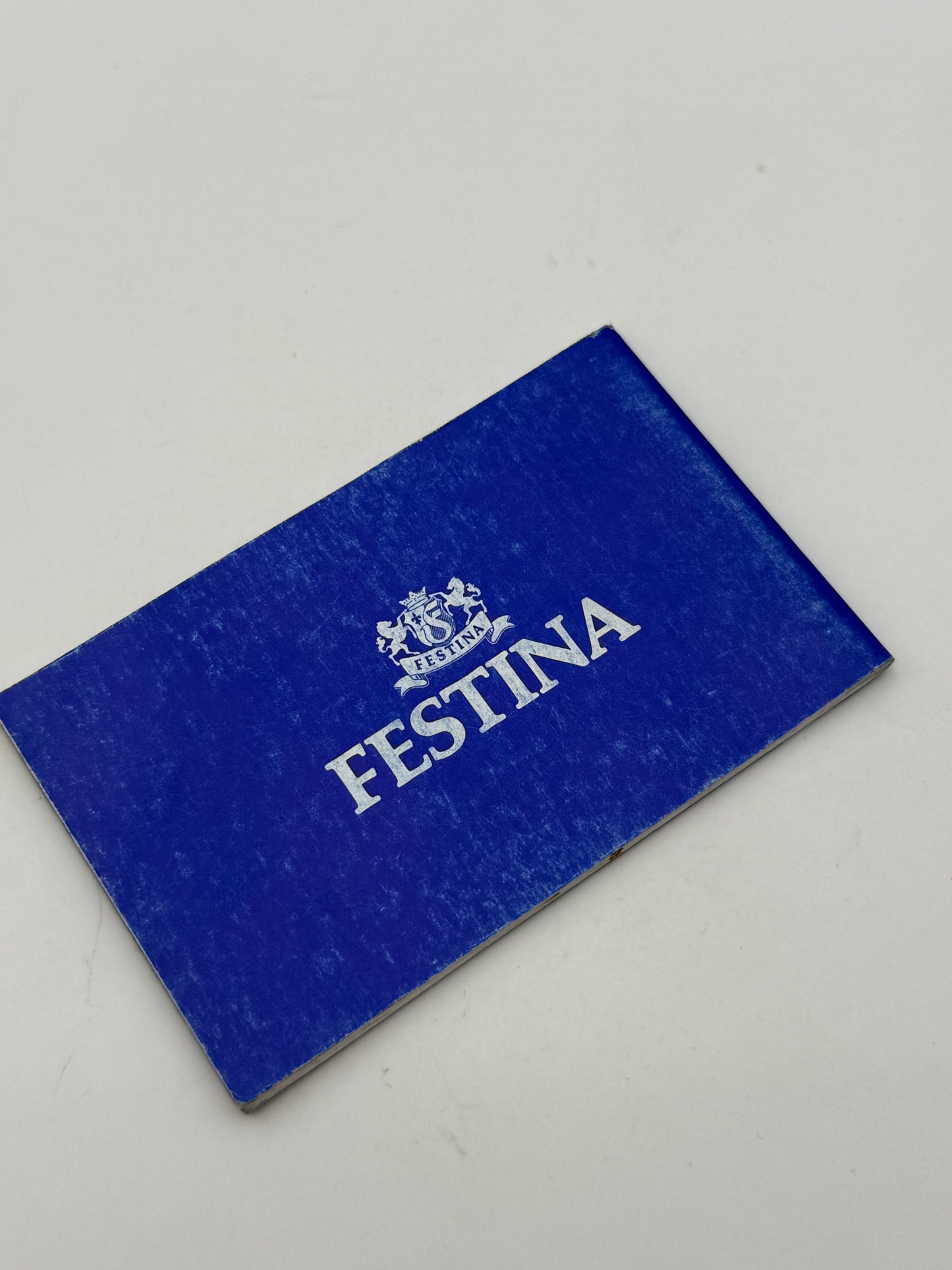 festina chronograph mos60 calendar istruzioni libretto booklet