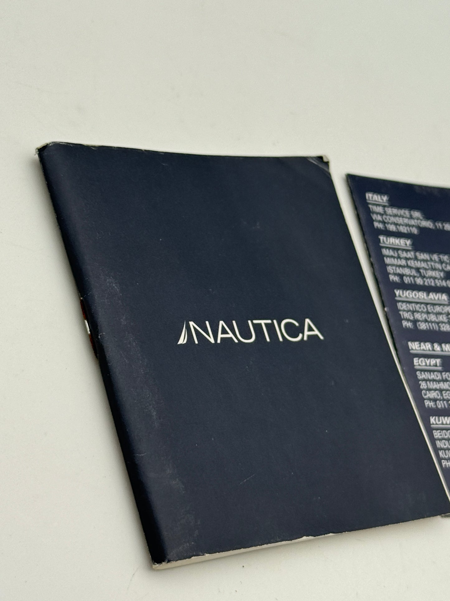 nautica libretto istruzioni booklet