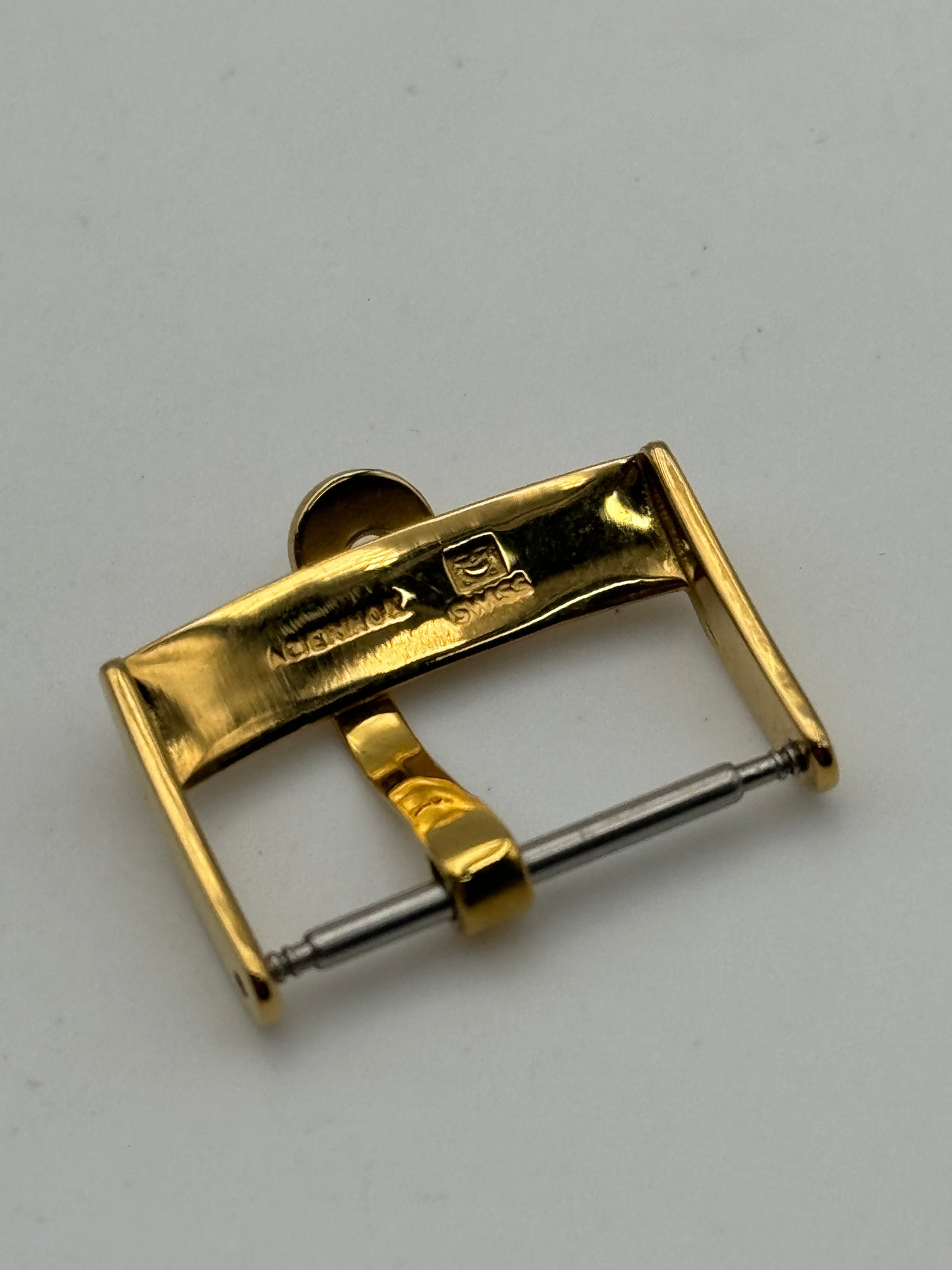 omega fibbia buckle 20mm gold plated
