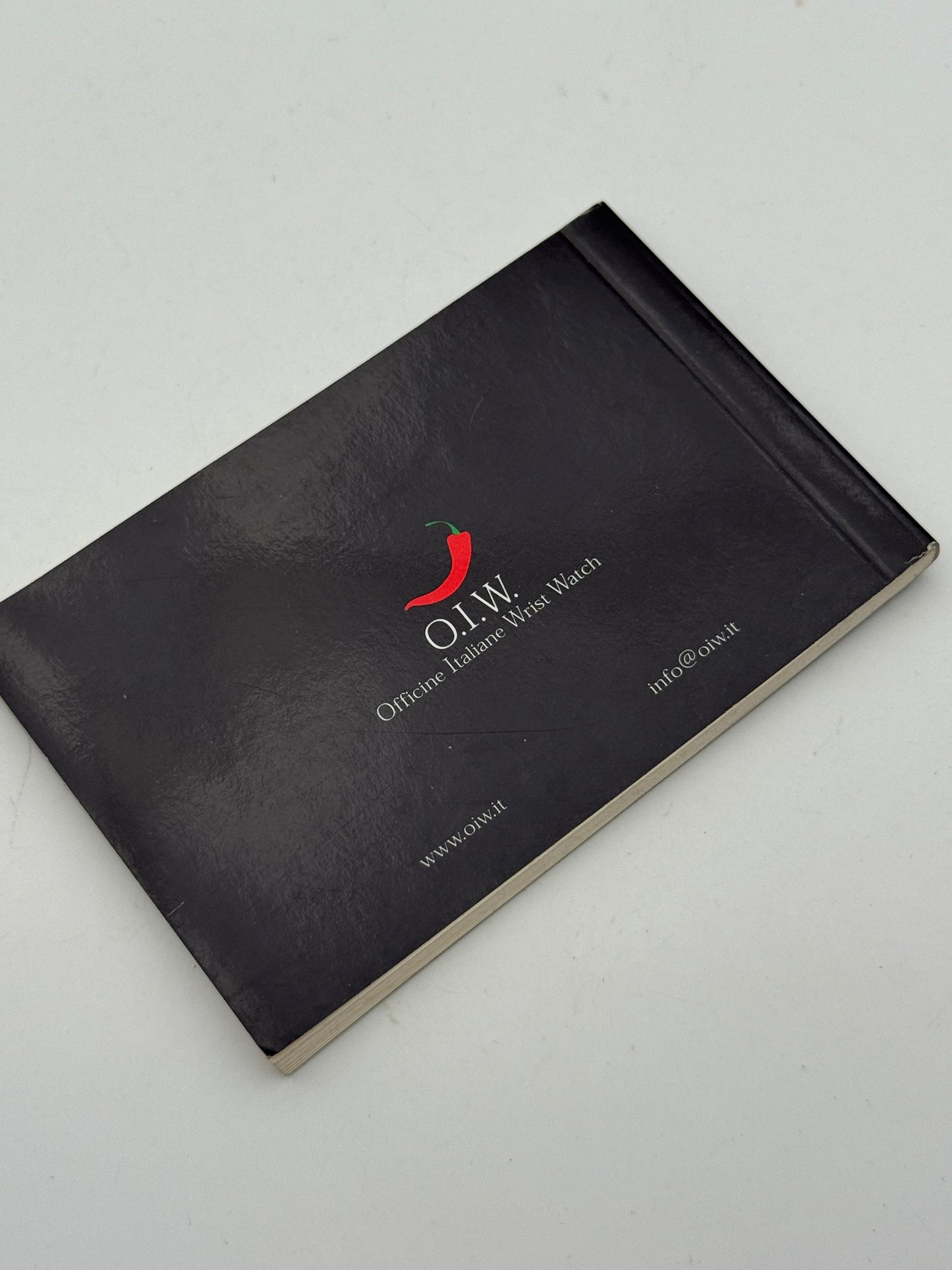 oiw officine italiane wrist watch warranty garanzia guarantee libretto booklet