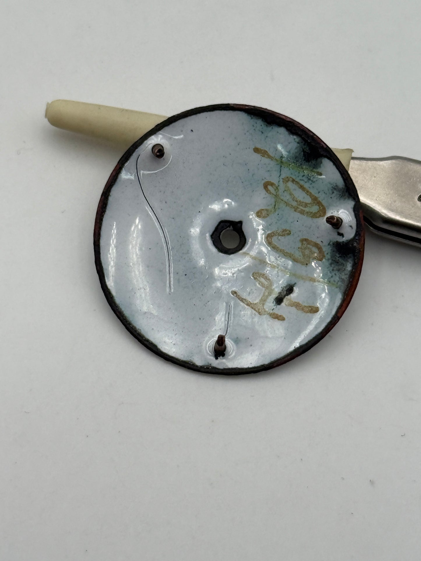 pocket watch dial quadrante porcelain 29.5mm