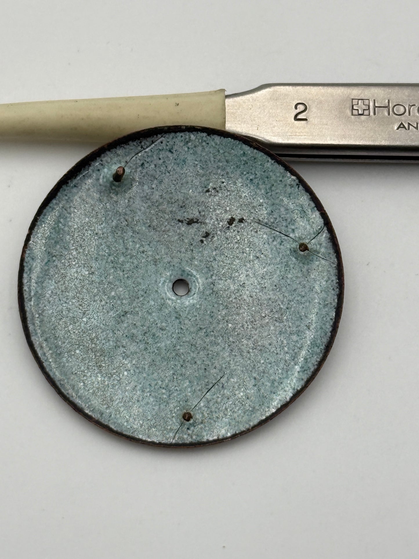 pocket watch dial quadrante porcelain 37.8mm