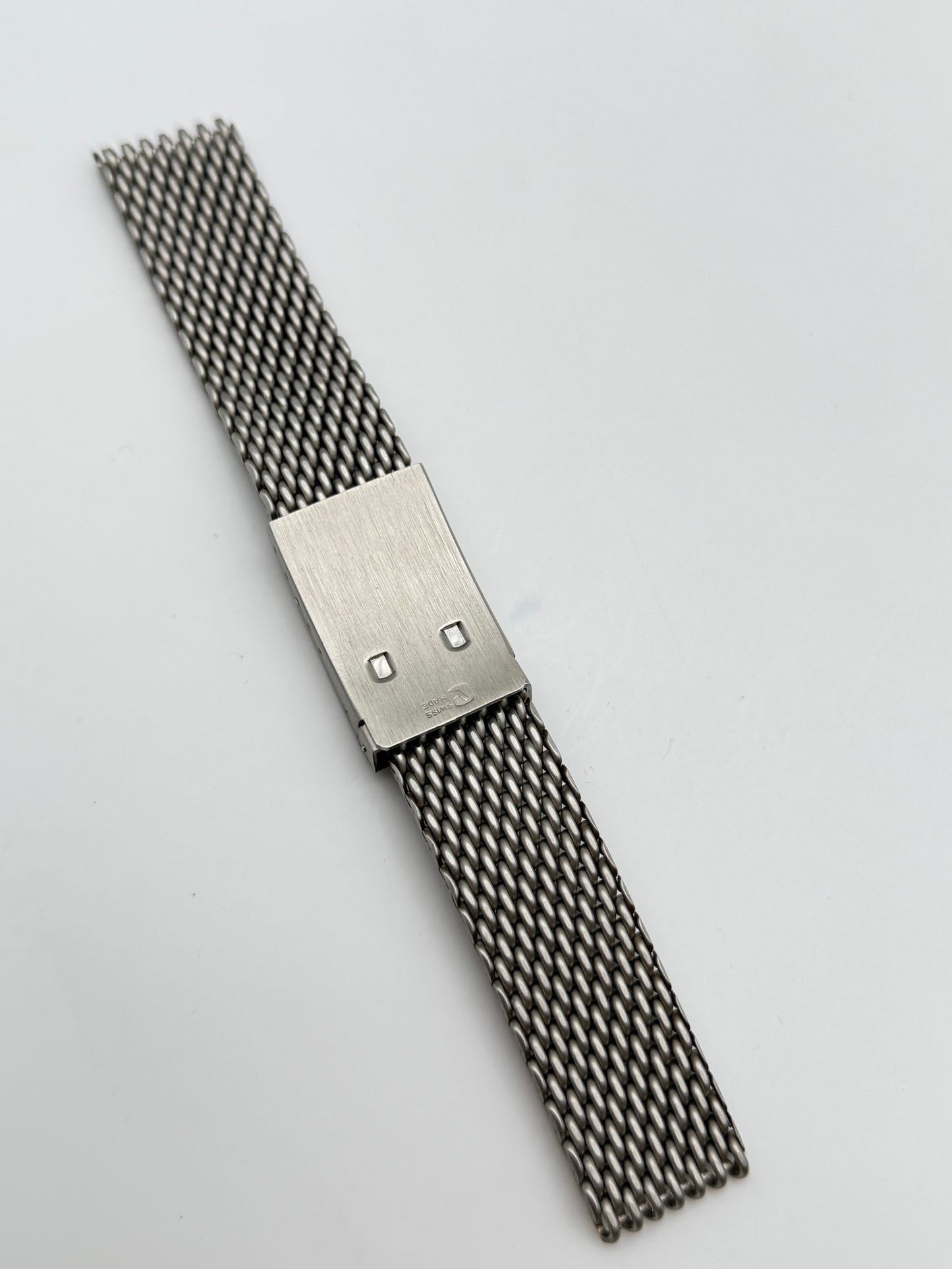 swiss made mesh ploprof 20mm bracciel bracelet steel rare