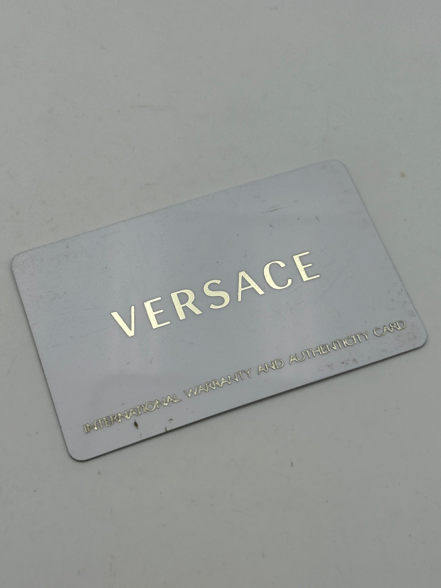 versace swiss made watch warranty garanzia guarantee