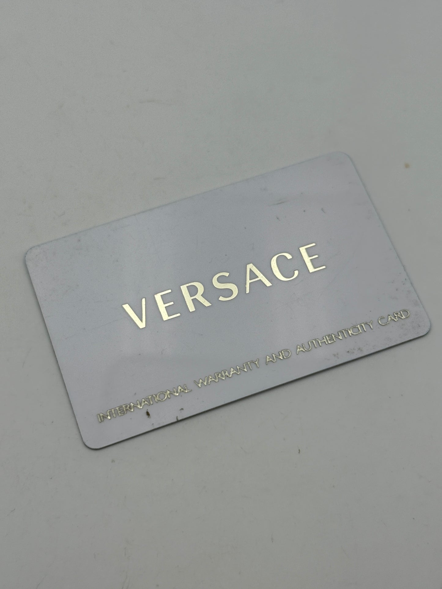 versace swiss made watch warranty garanzia guarantee