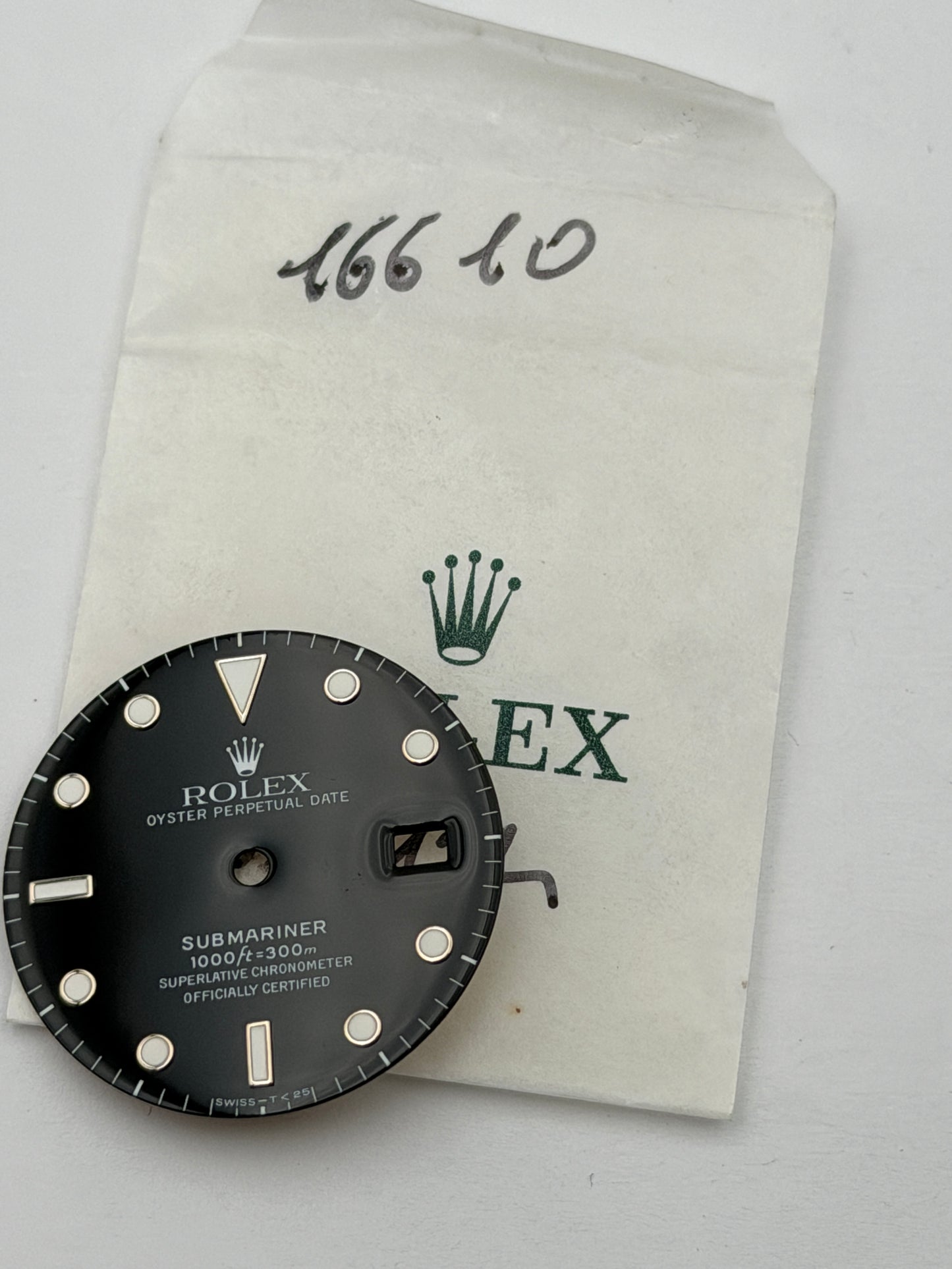 Rolex submariner 16610 16800 swiss -t<25 dial quadrante originale genuine