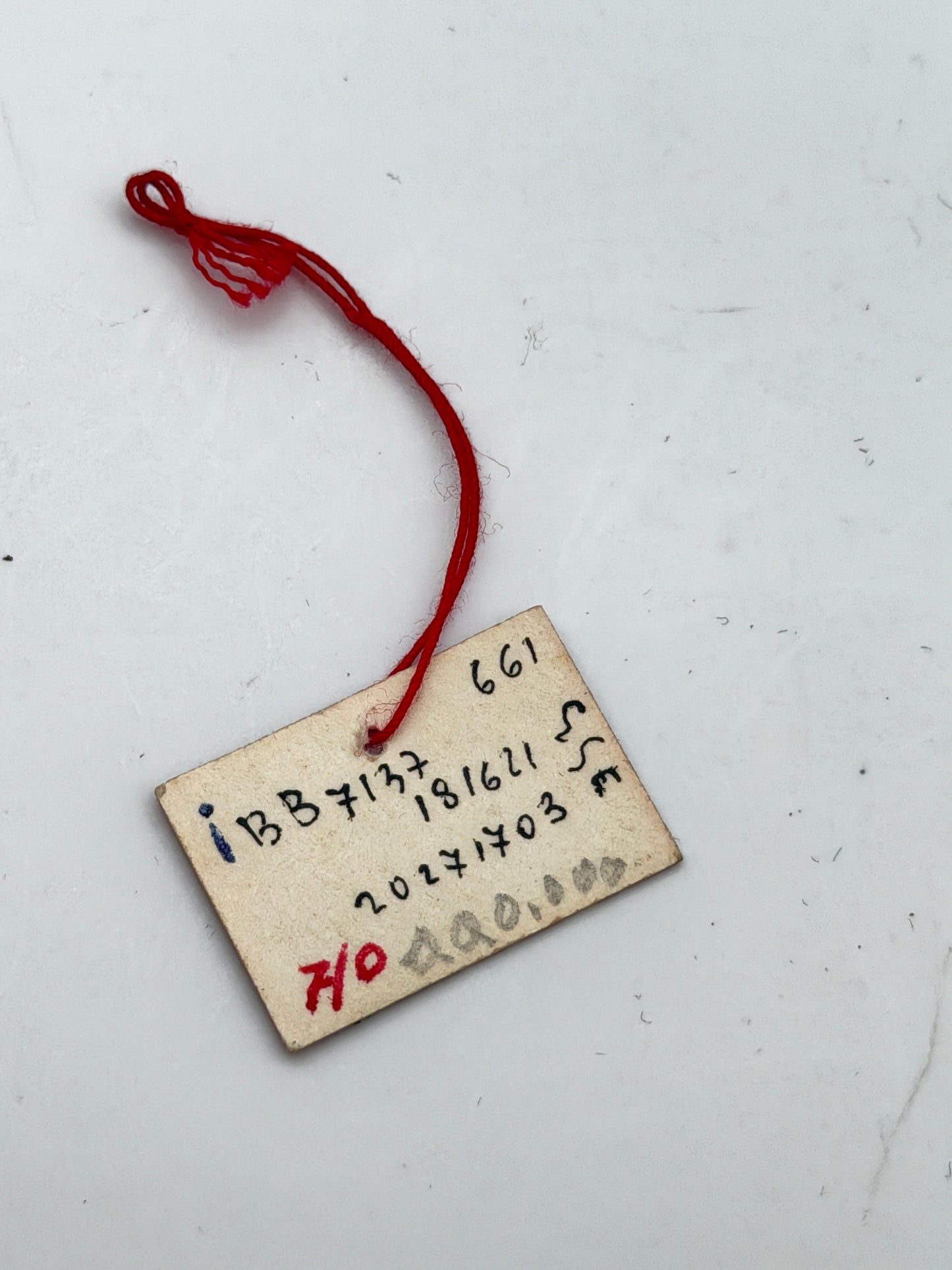 tag omega vintage nos cartellino
