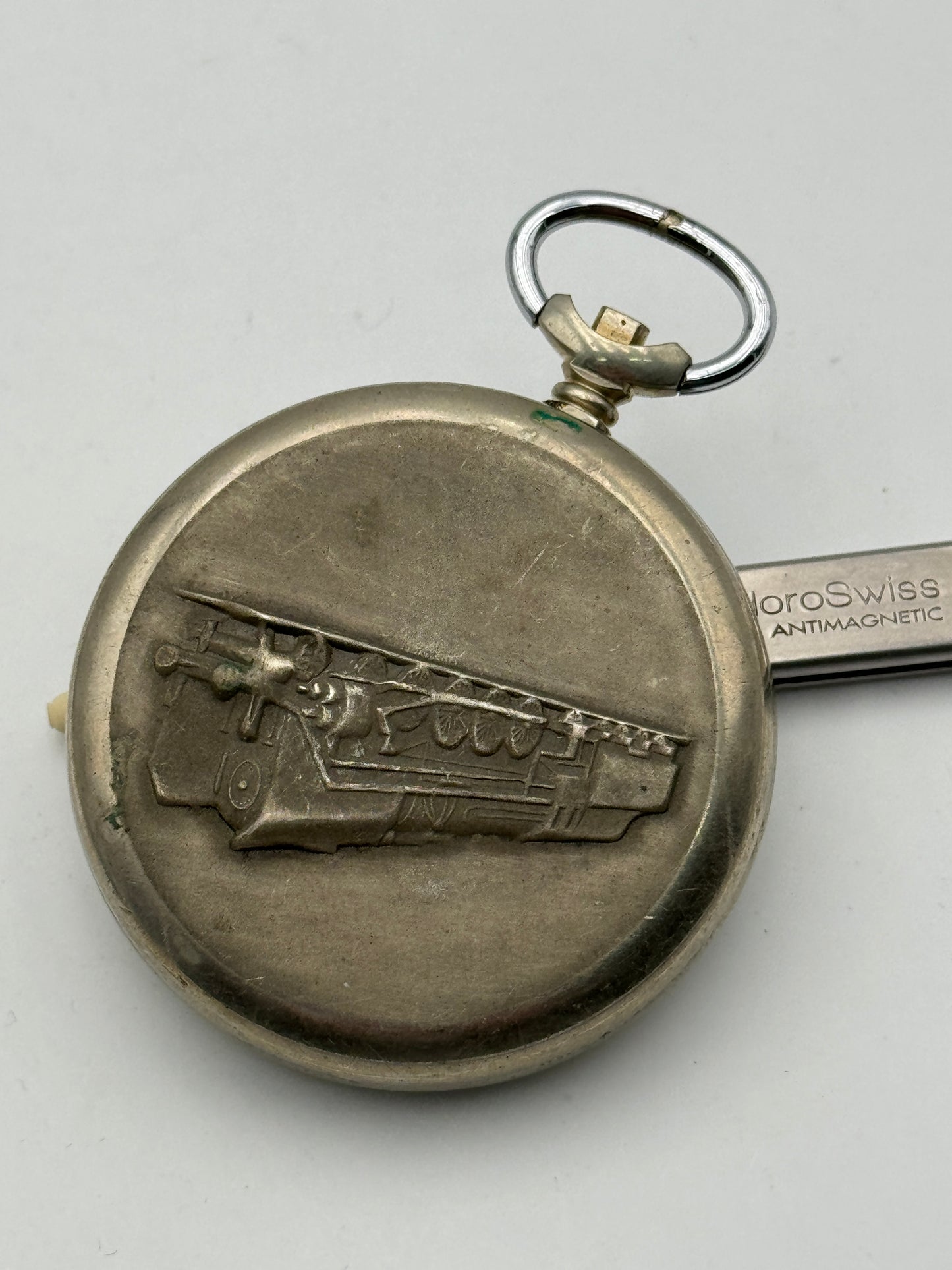 Anonimo pocket watch train fs cassa case 50mm
