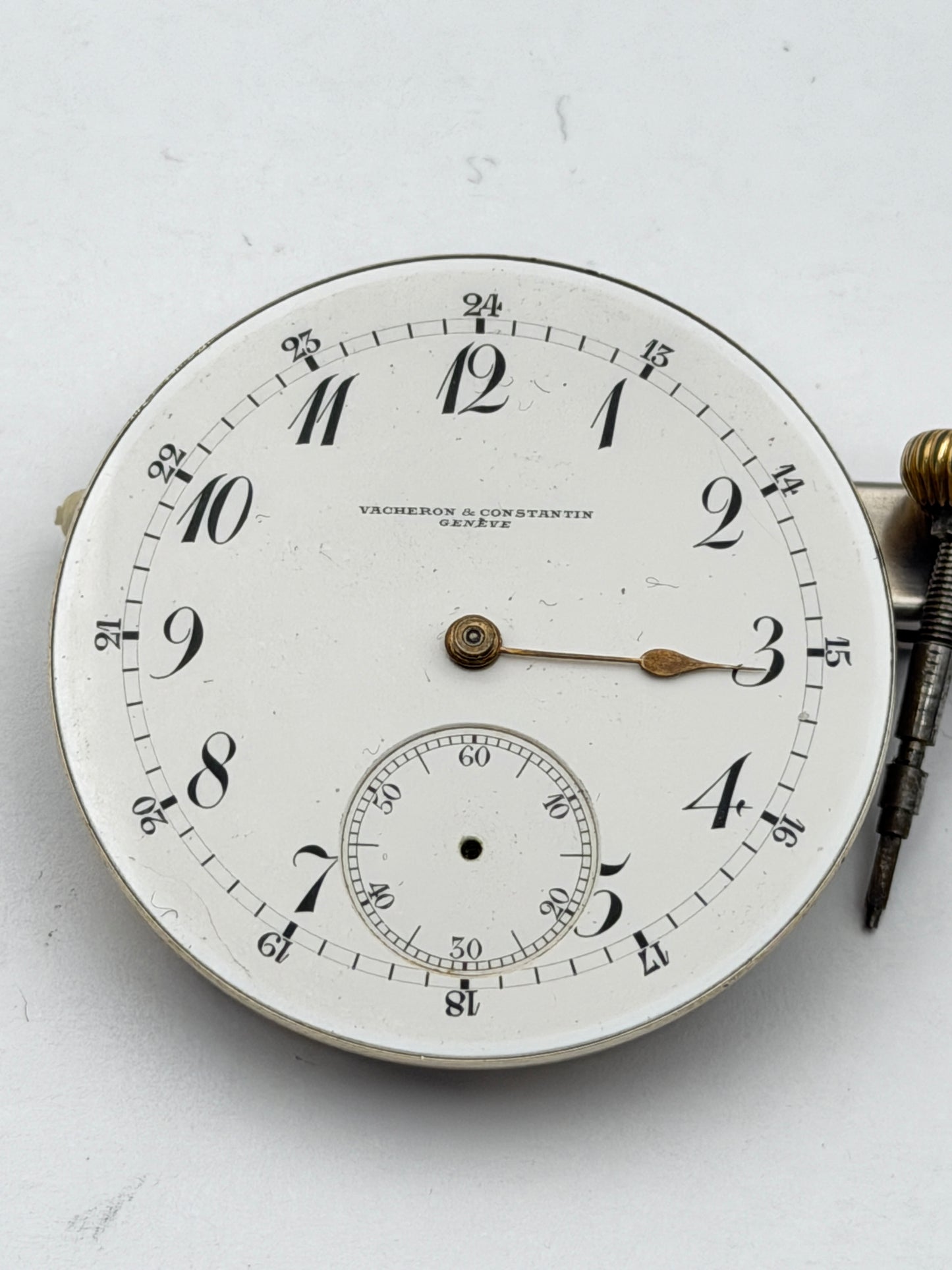 vacheron constantin pocket watch 43.2mm movement movimento rare vintage