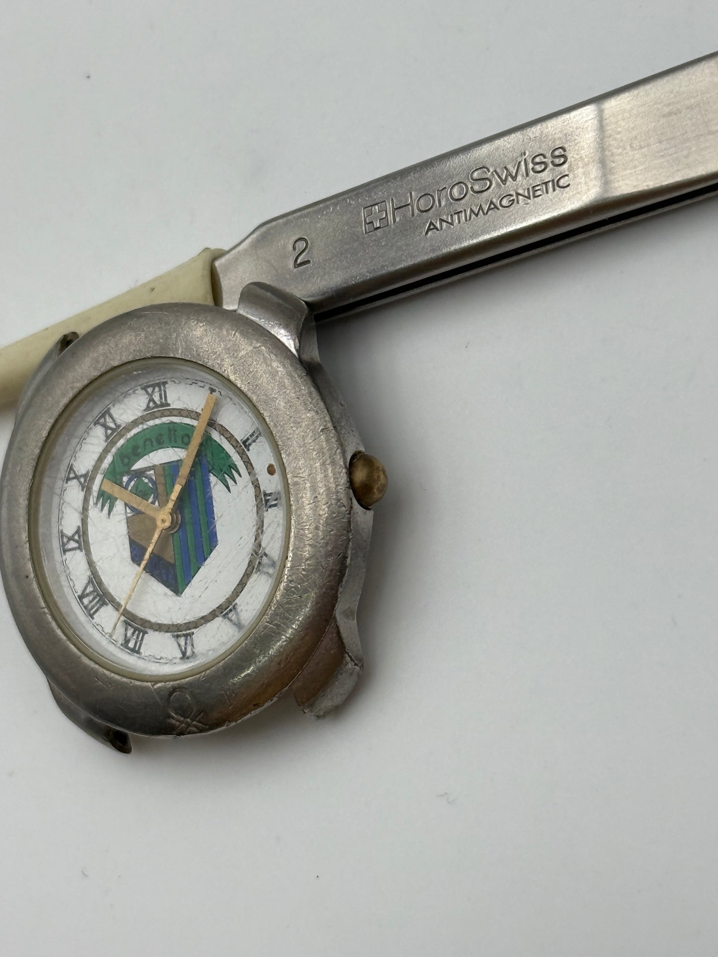 benetton 34mm watch vintage