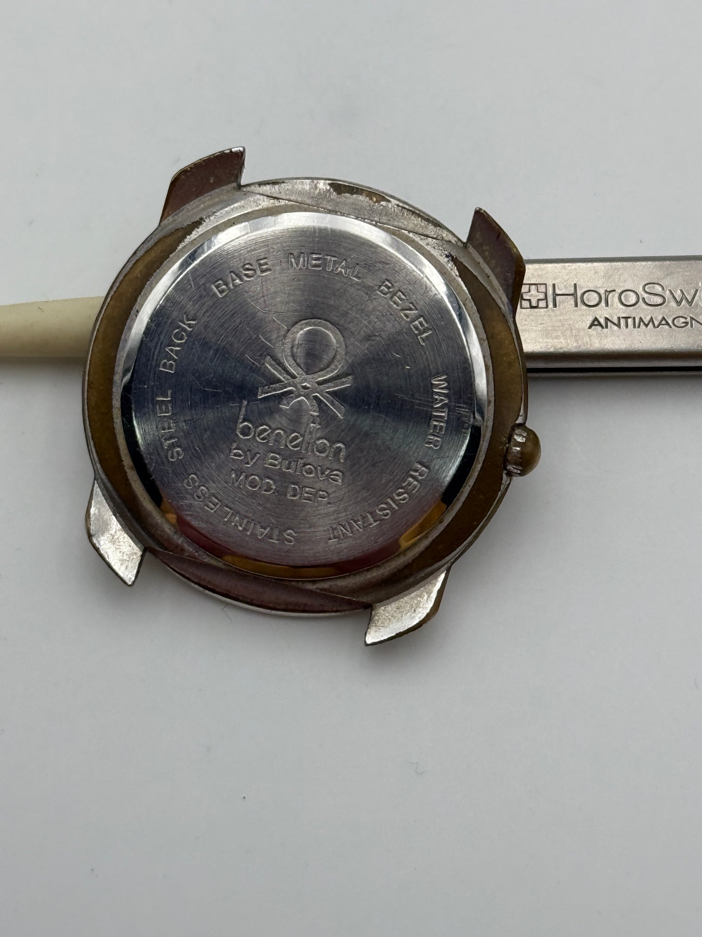 benetton 34mm watch vintage