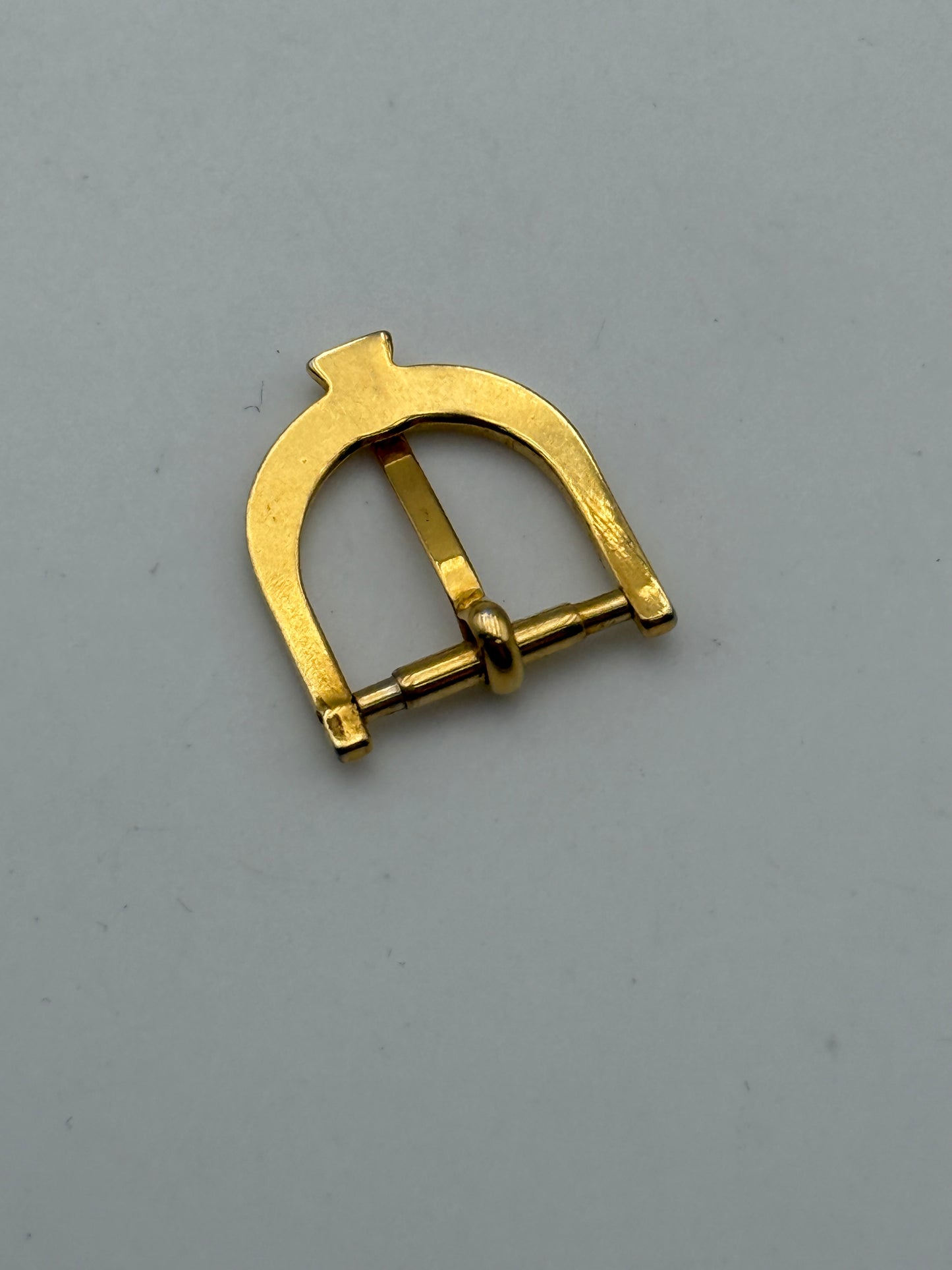 bulova accutron fibbia buckle gold plated 10mm