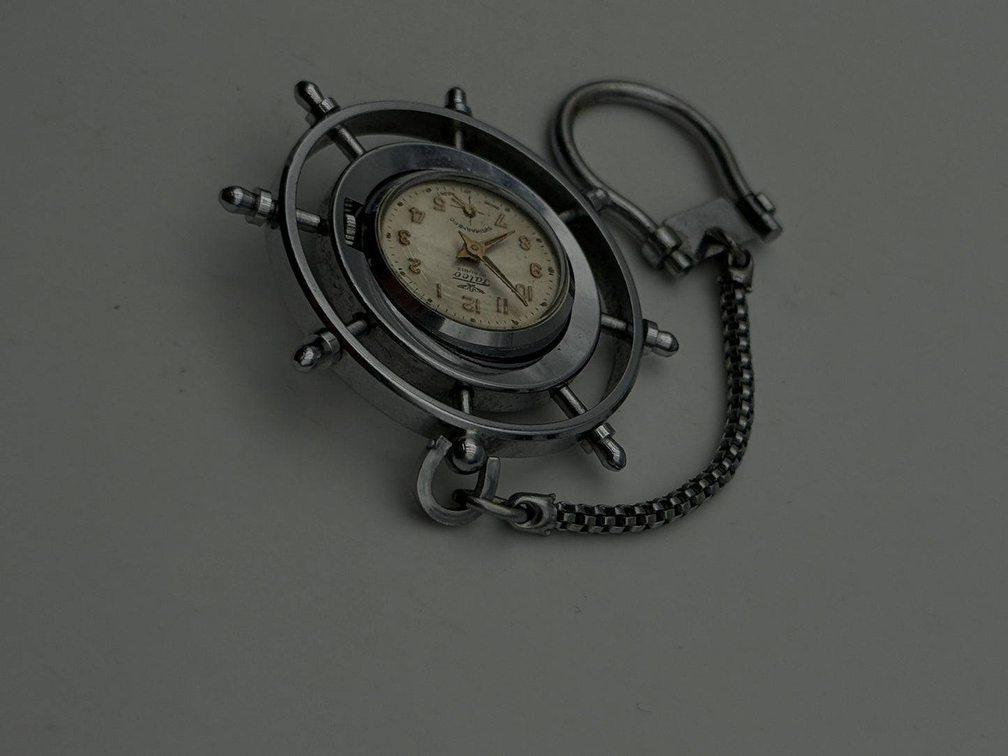 falco ruotino wheel timone rudder pocket watch vintage 50mm