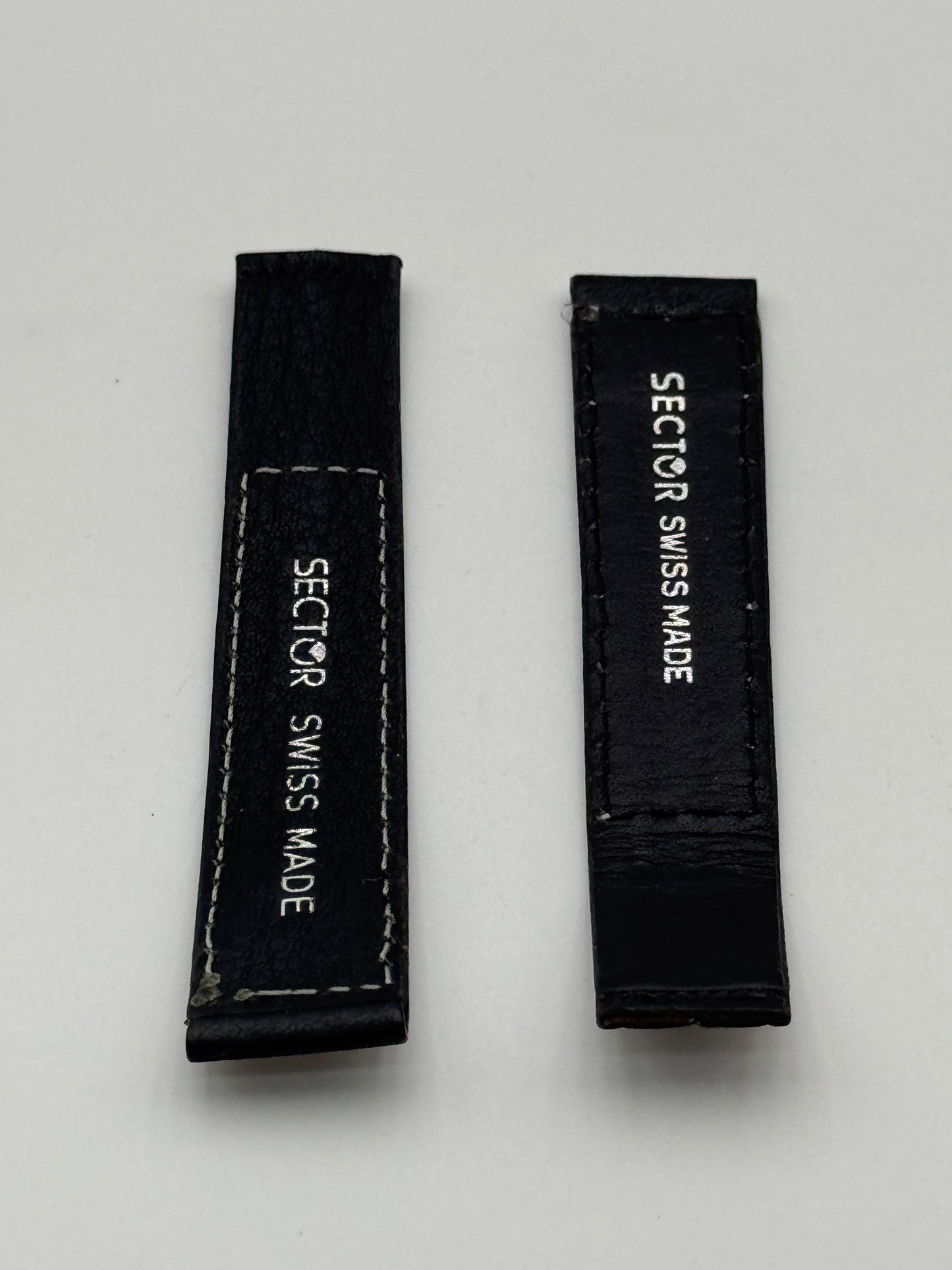 Sector cinturino strap pelle leather 16-14mm