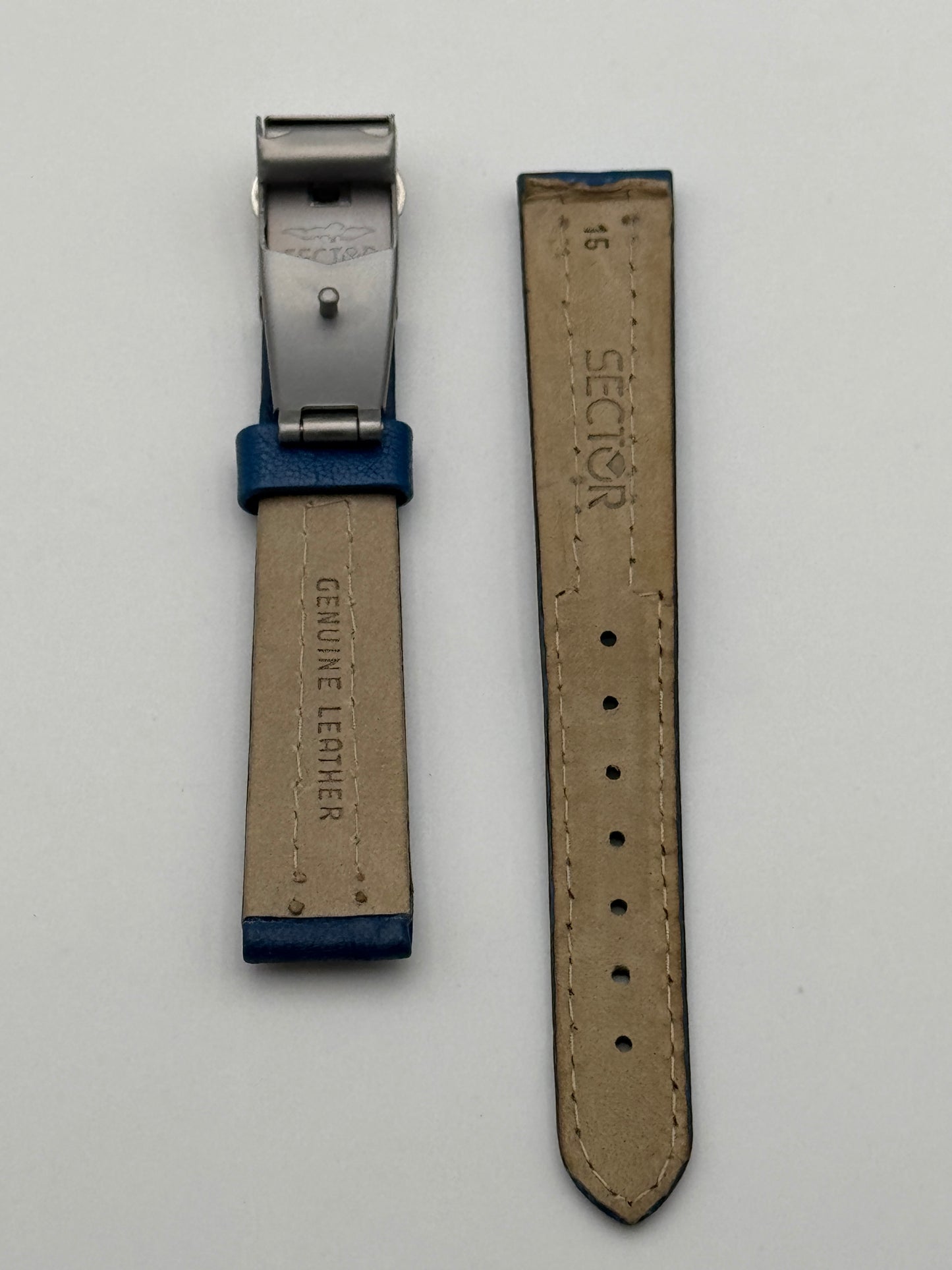 Sector cinturino strap pelle leather 15mm
