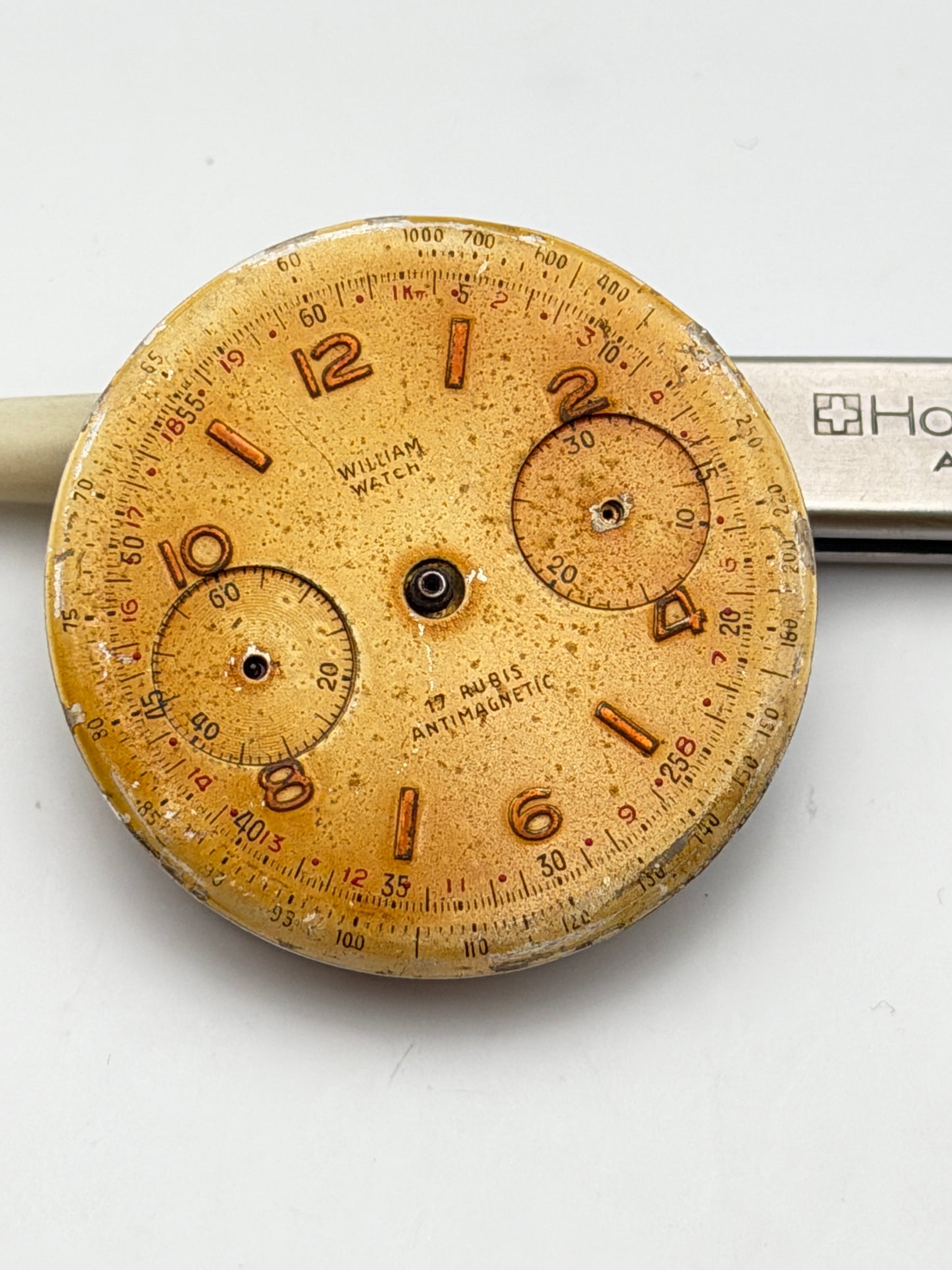 valjoux 22 chronograph movement movimento