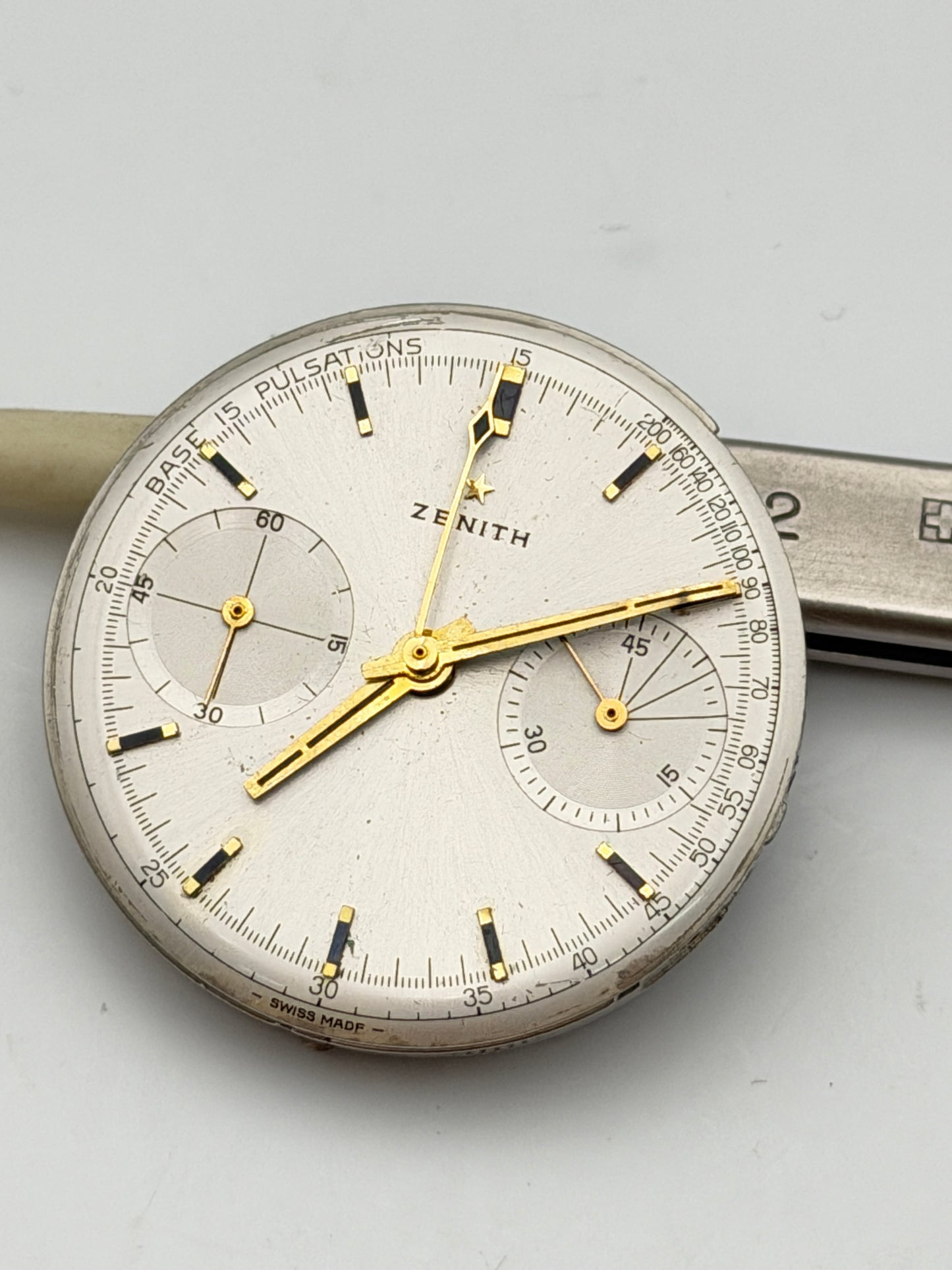 zenith 146dp chronograph movement movimento rare vintage