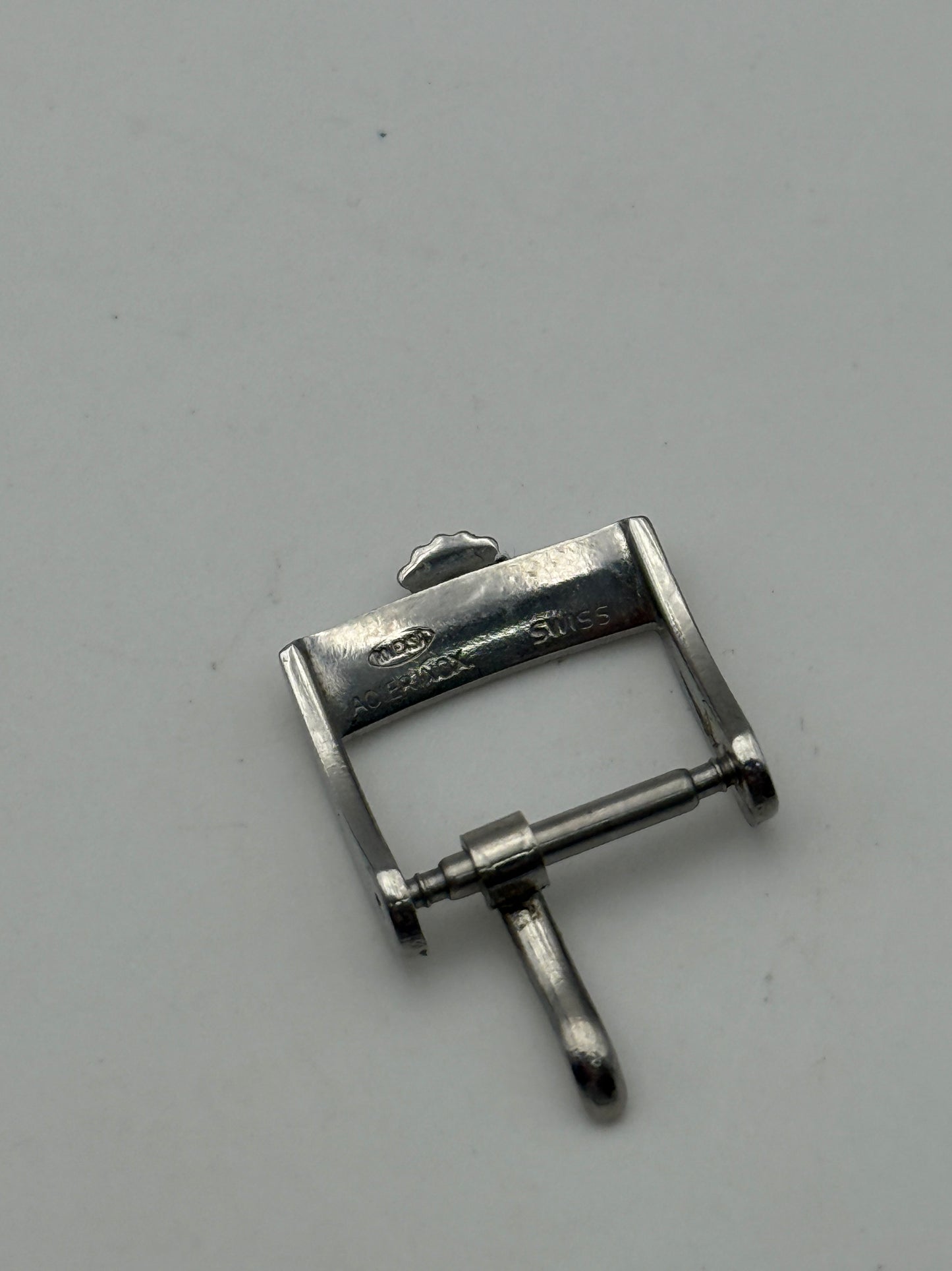 rolex fibbia buckle vintage steel 14mm