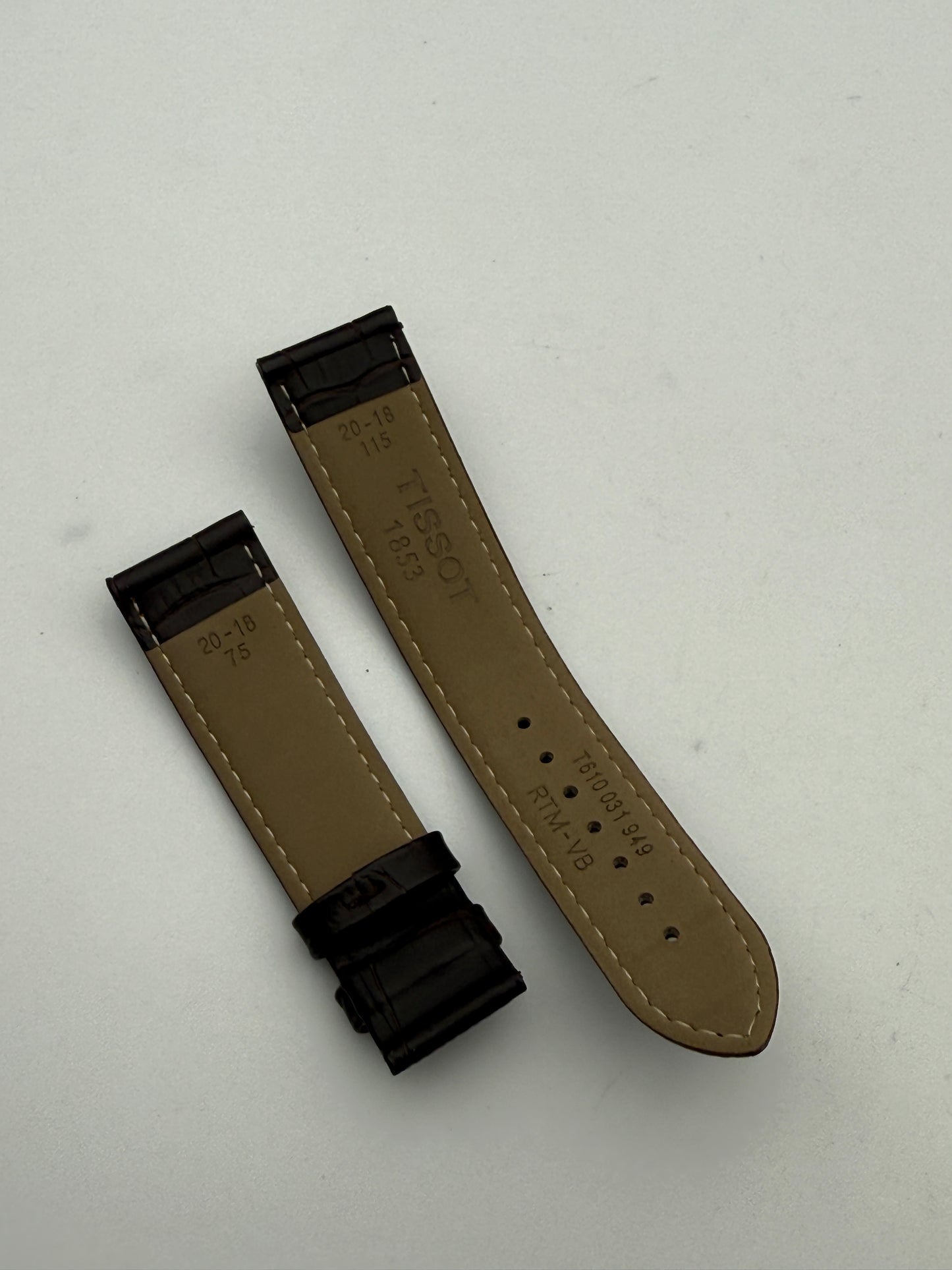 tissot 20-18 115 75 powermatic 80 cinturino strap