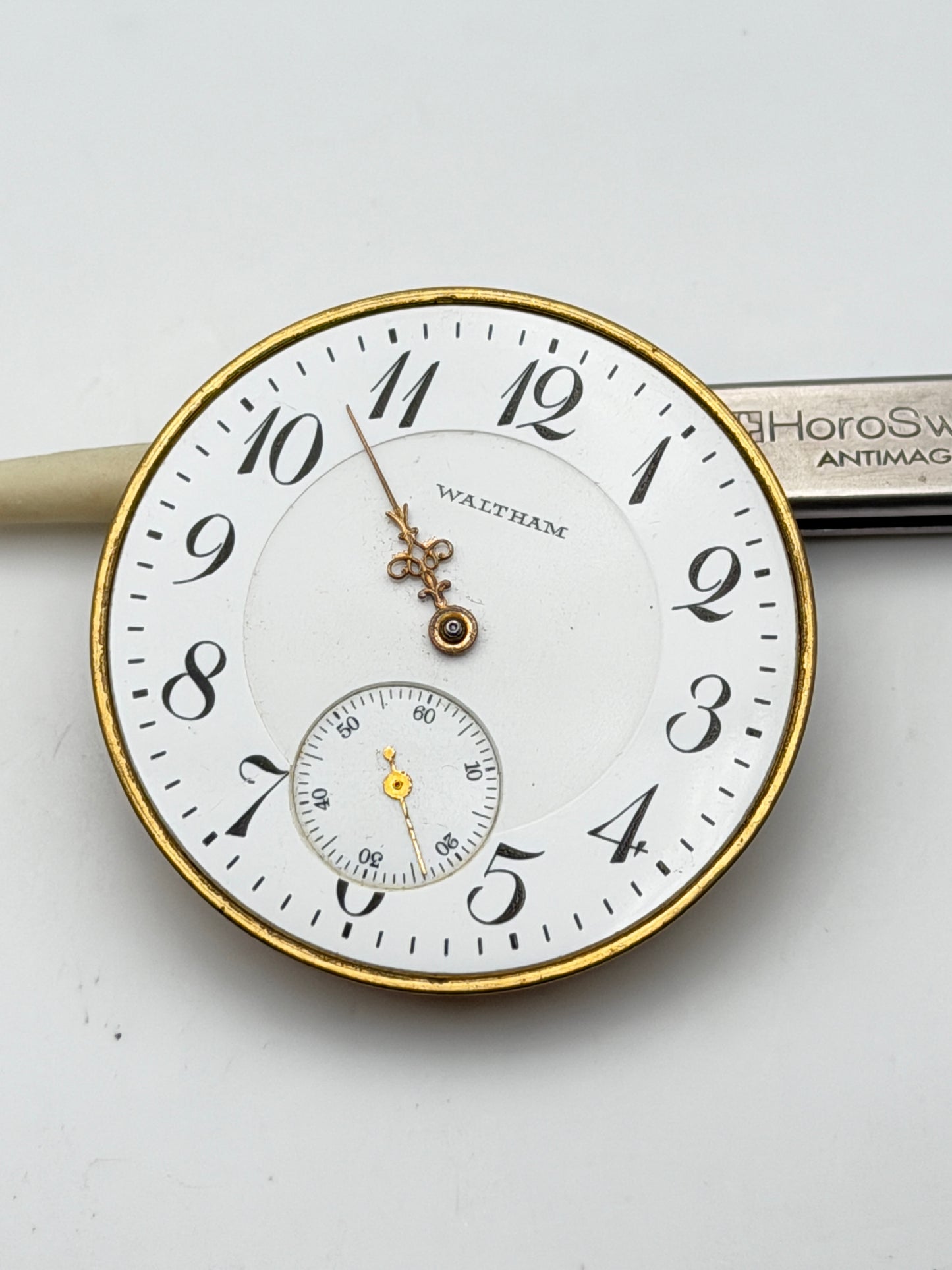 waltham 38mm pocket watch movement movimento