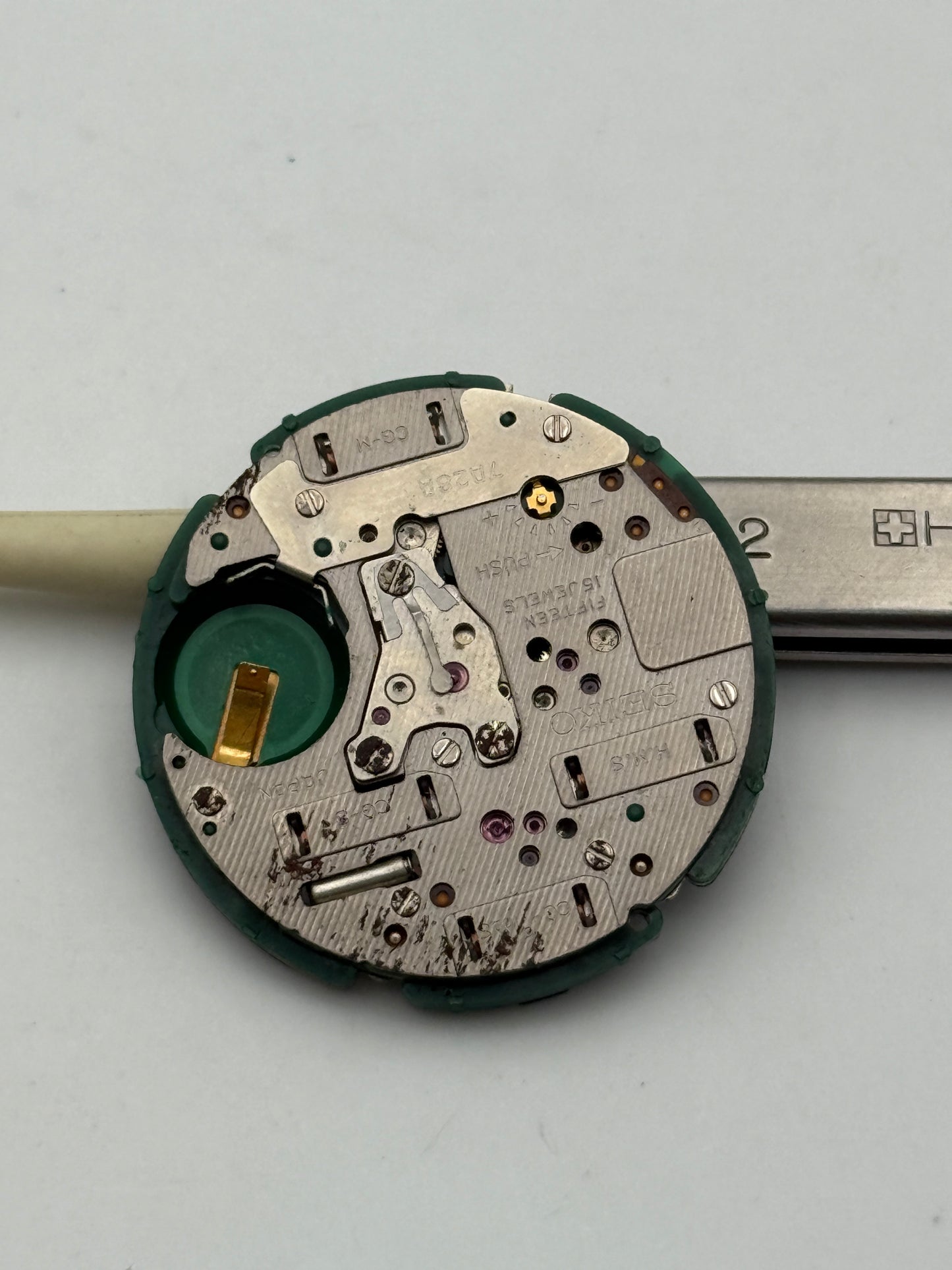 seiko 7a28a chrono vintage movement movimento