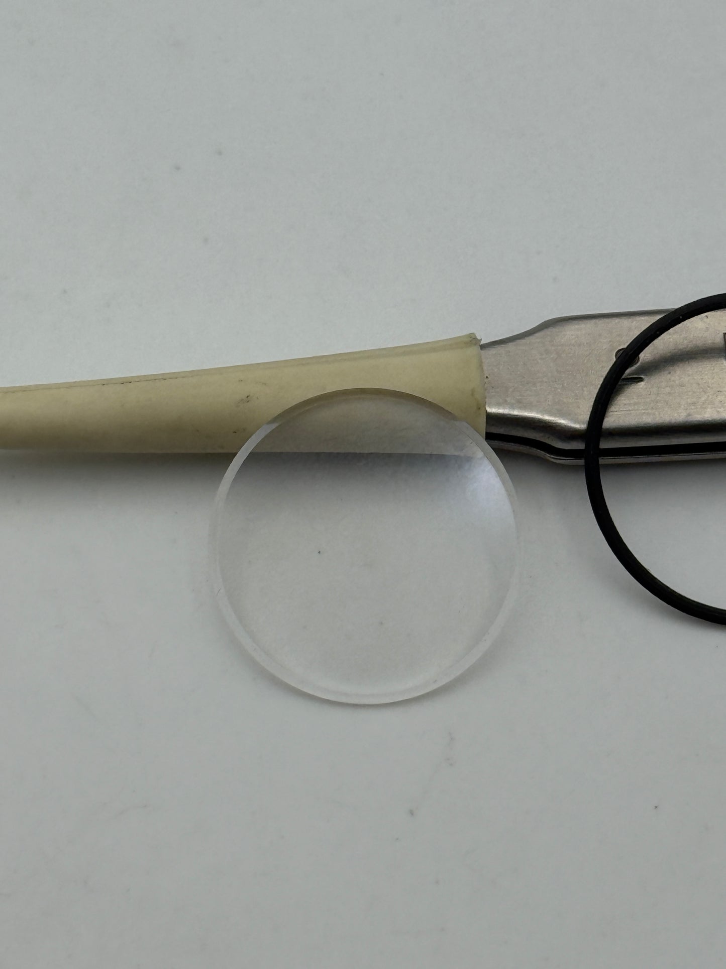 cartier vetro tank 18.8mm glass original sapphire