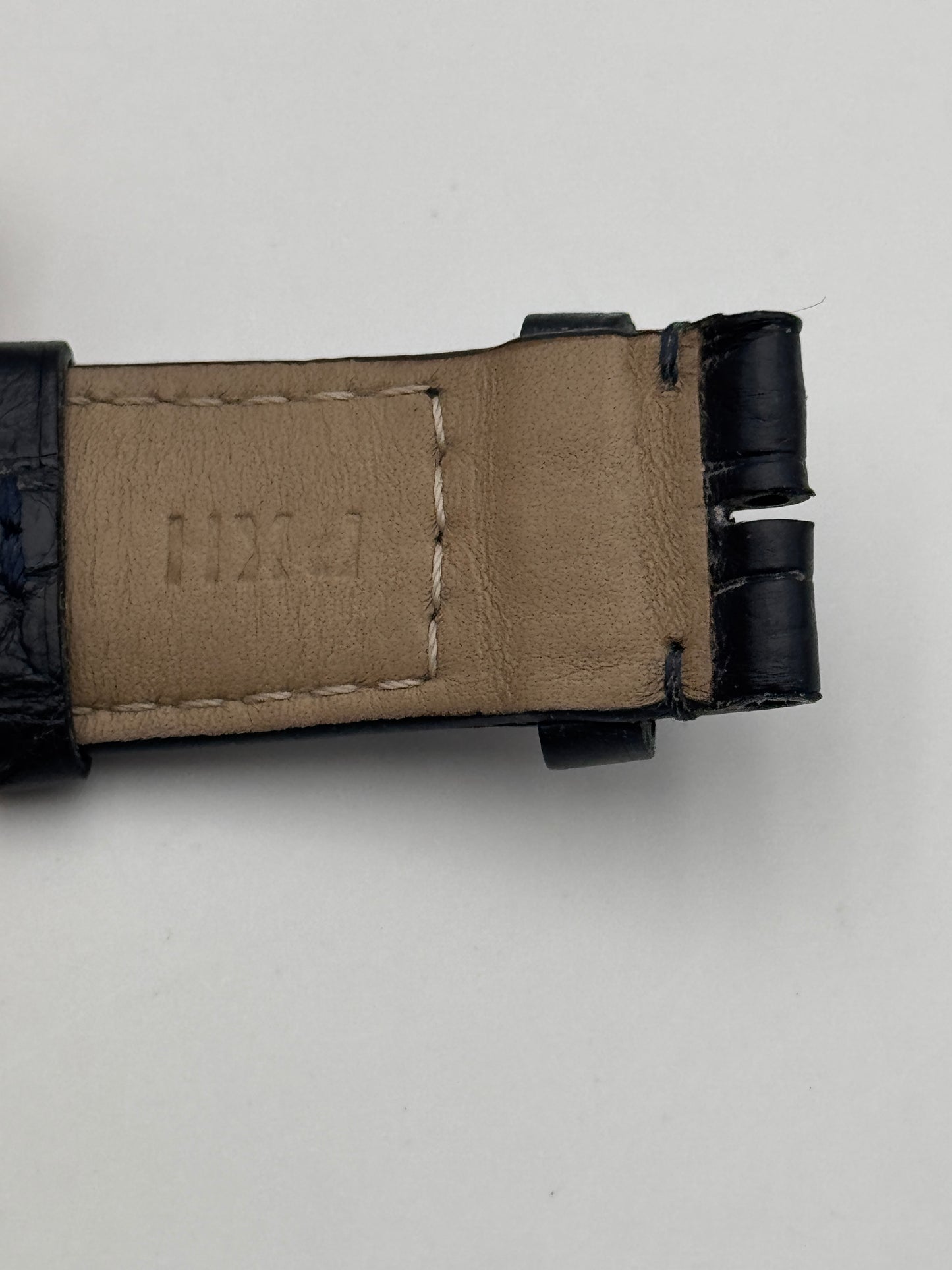 Montblanc cinturino strap 21-18mm pelle leather