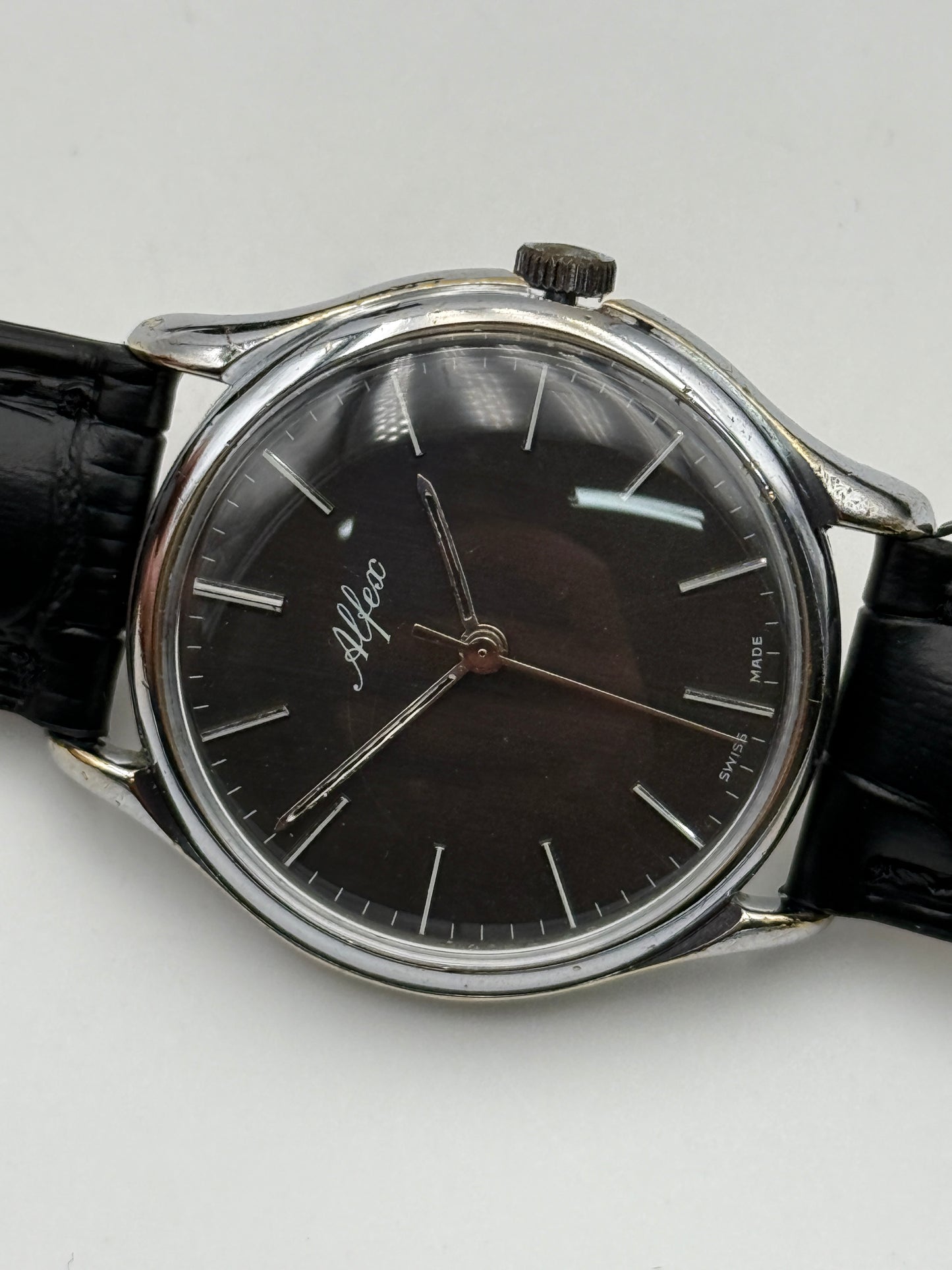 alfex 34mm vinatge watch