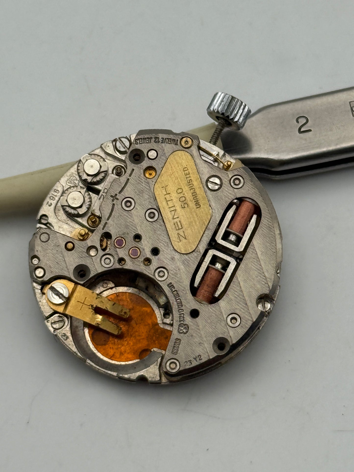 movado zenith 50.0 esa 9162 diapason movement movimento