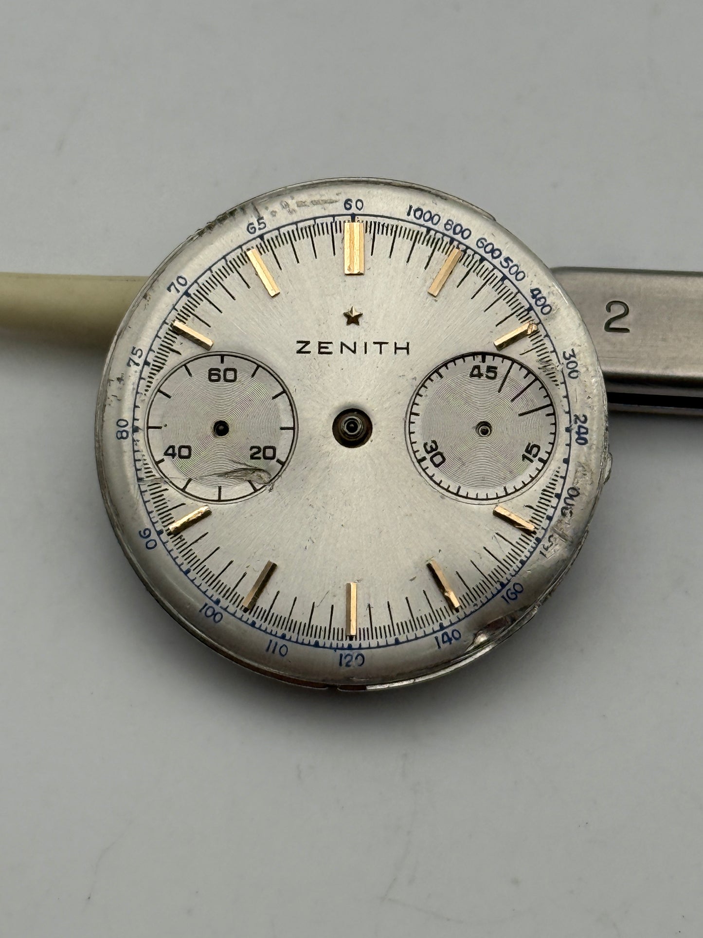 zeniht 146d chrono vintage rare movement movimento