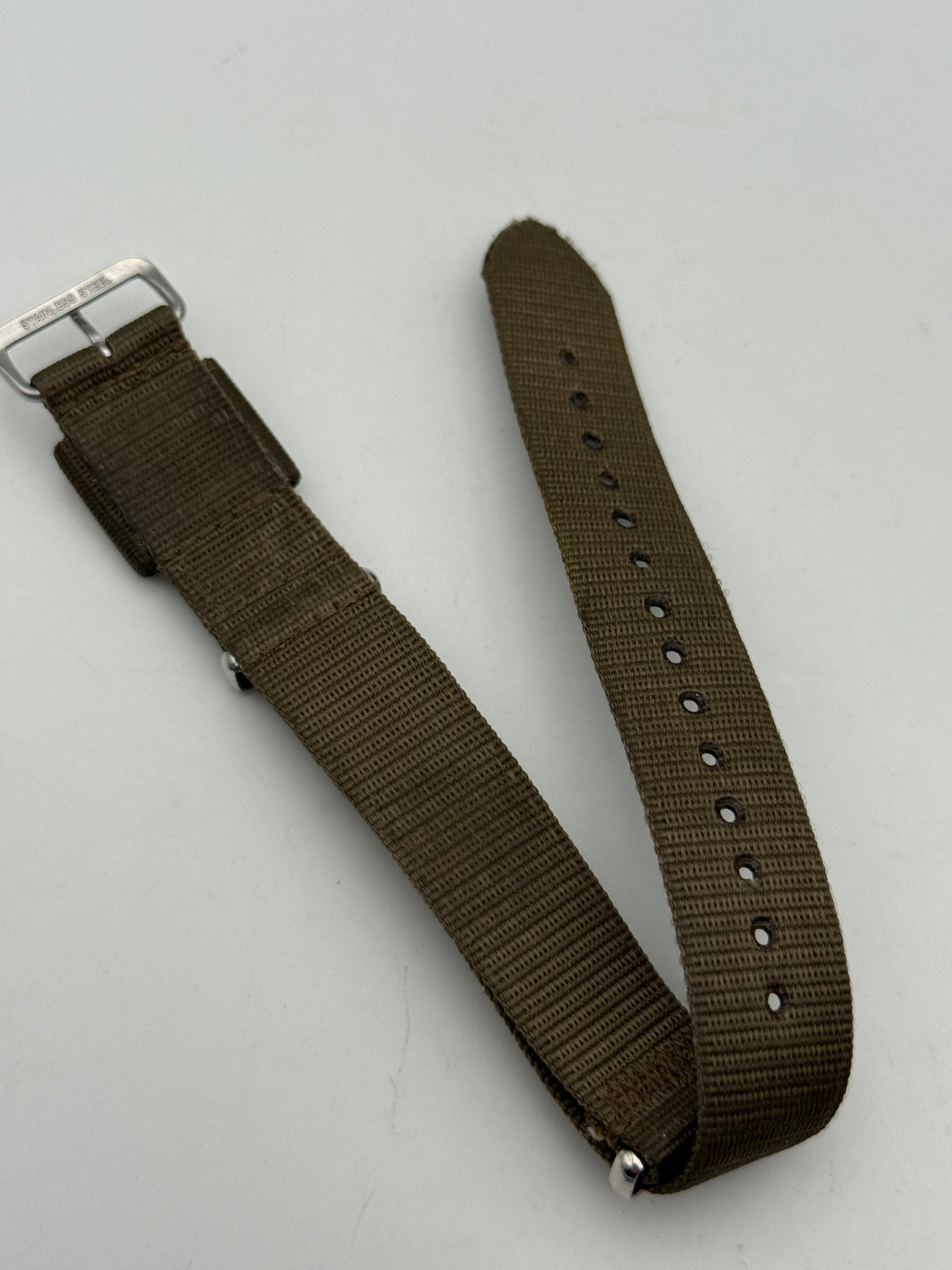 toy watch 19mm cinturino strap tela