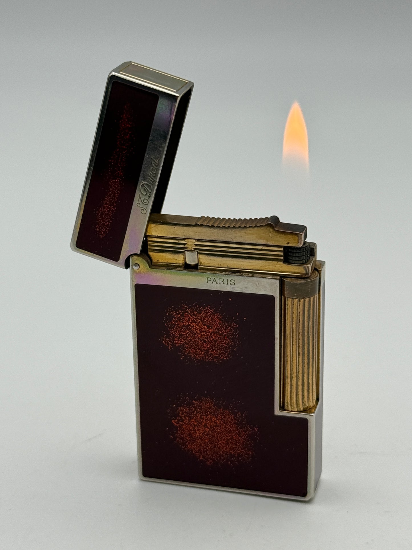 s.t. dupont Chinese laque red stardust lacca cinese polvere di stelle